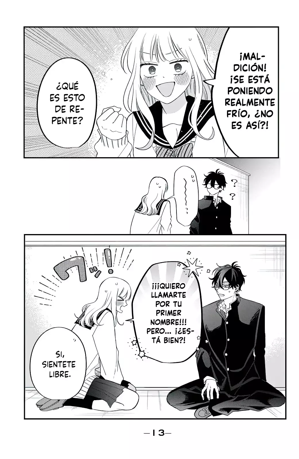 Megane, Tokidoki, Yankee-kun Capitulo 29: Sé valiente página 10