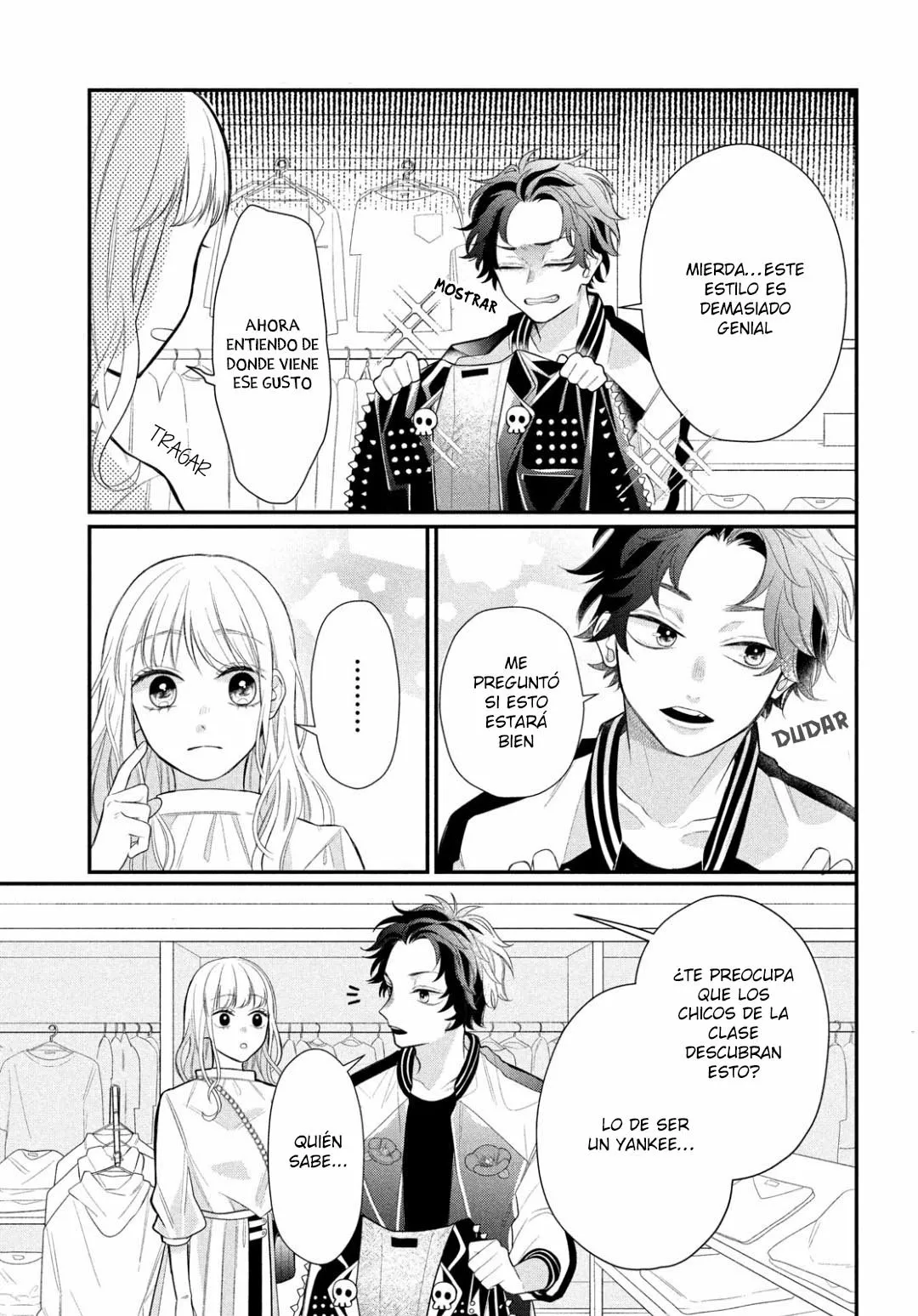 Megane, Tokidoki, Yankee-kun Capitulo 3: El Yankee y La Reunión de Clases página 12