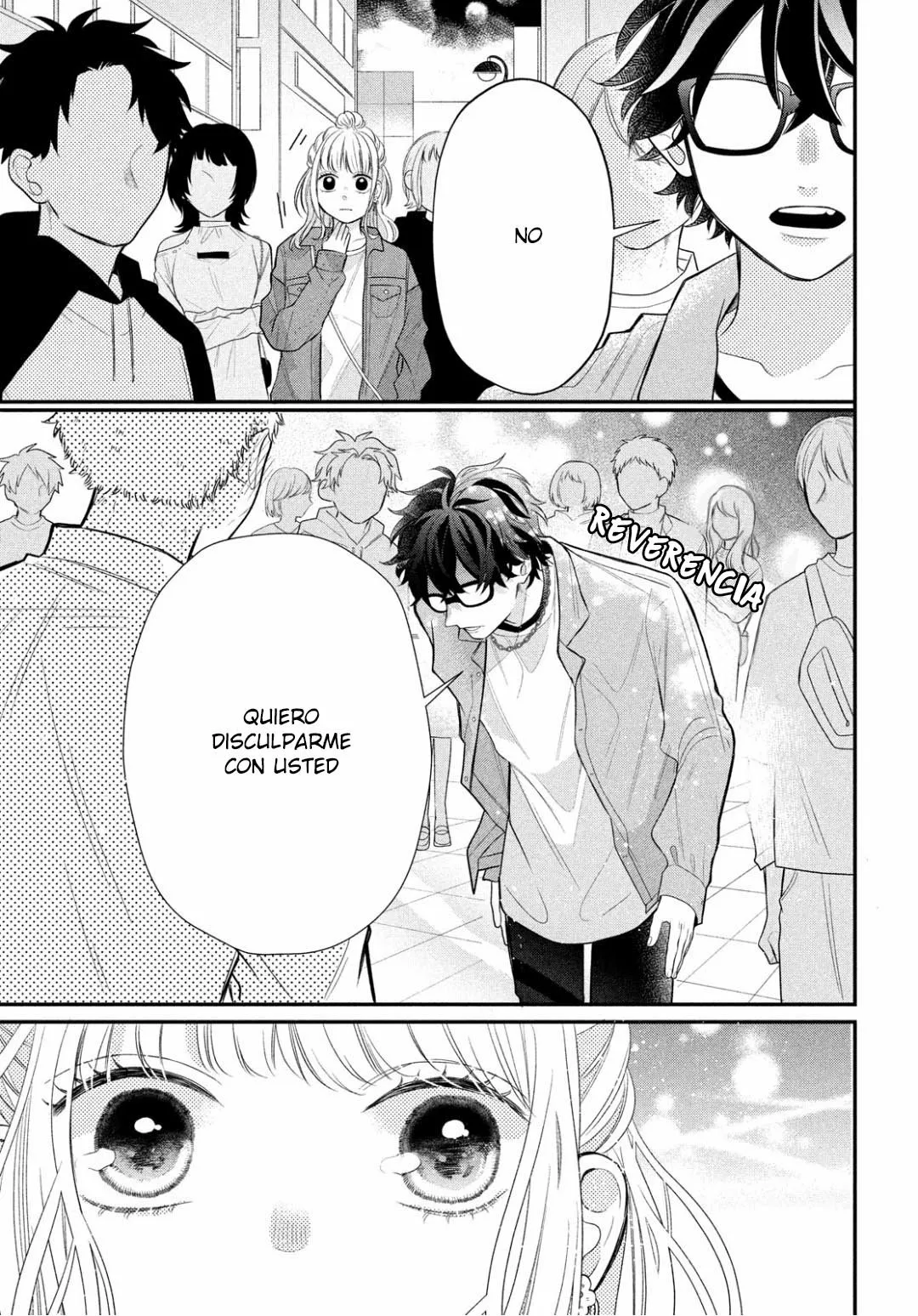 Megane, Tokidoki, Yankee-kun Capitulo 3: El Yankee y La Reunión de Clases página 32