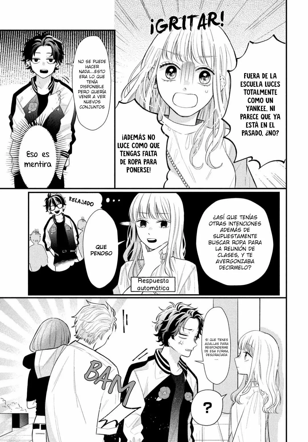Megane, Tokidoki, Yankee-kun Capitulo 3: El Yankee y La Reunión de Clases página 8