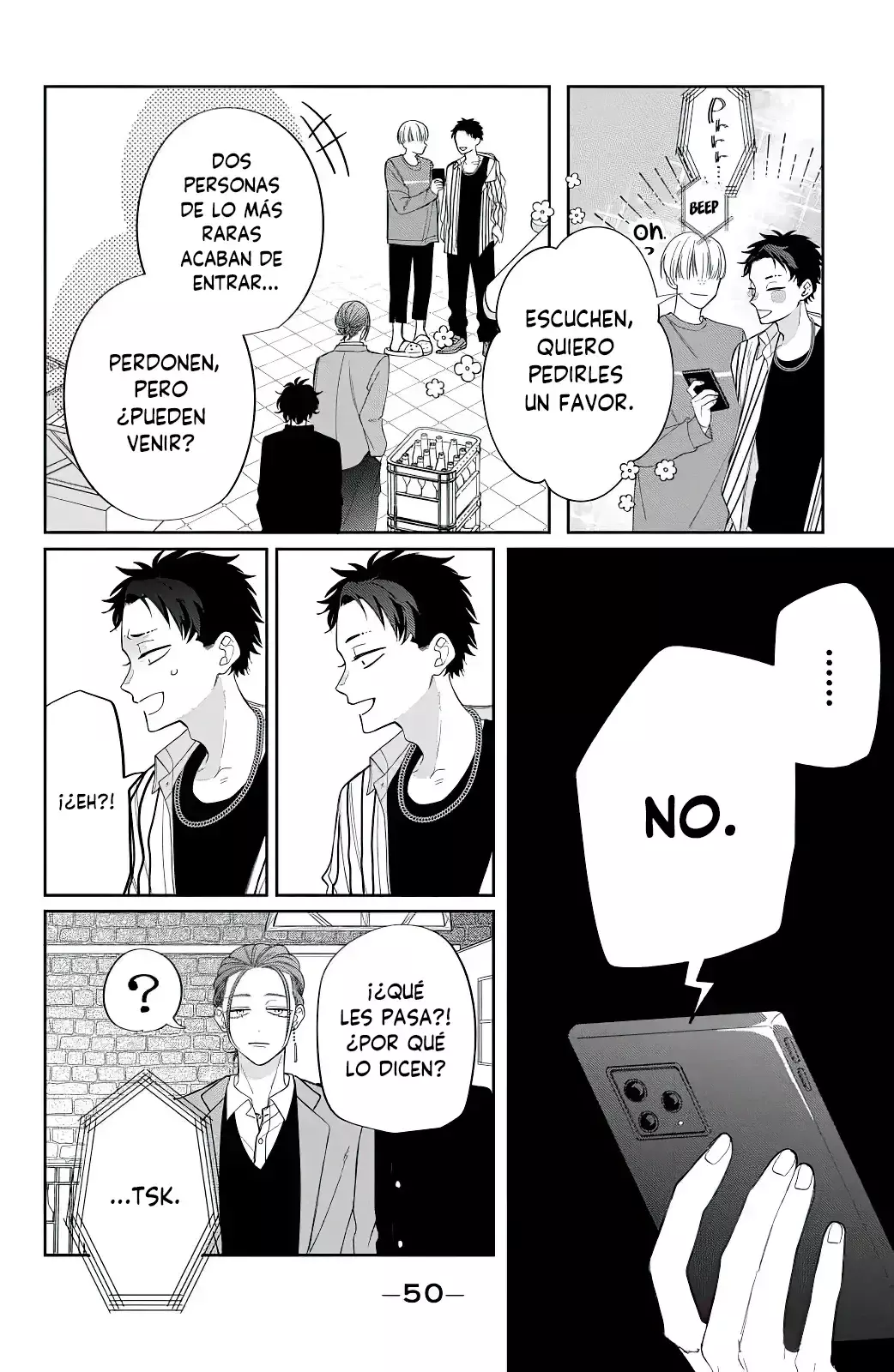 Megane, Tokidoki, Yankee-kun Capitulo 30: Un corazón que cree página 5