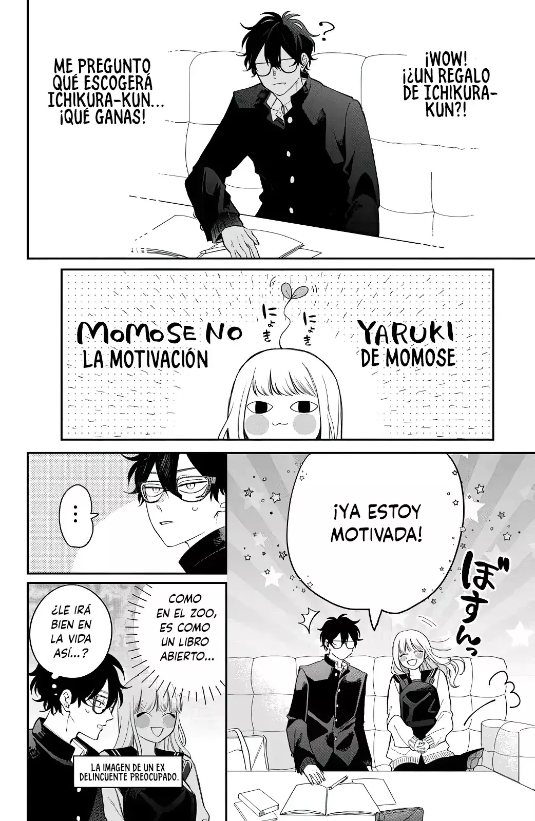 Megane, Tokidoki, Yankee-kun Capitulo 31: La motivación de Momose página 12