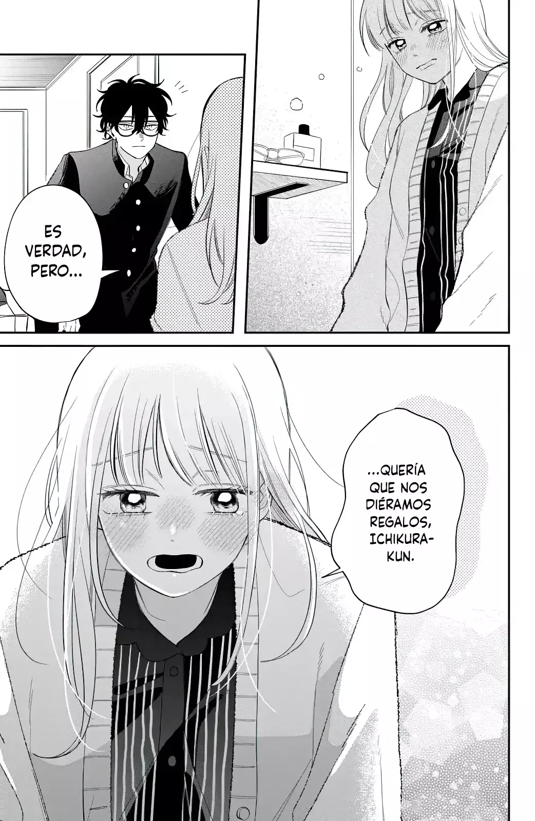 Megane, Tokidoki, Yankee-kun Capitulo 31: La motivación de Momose página 33