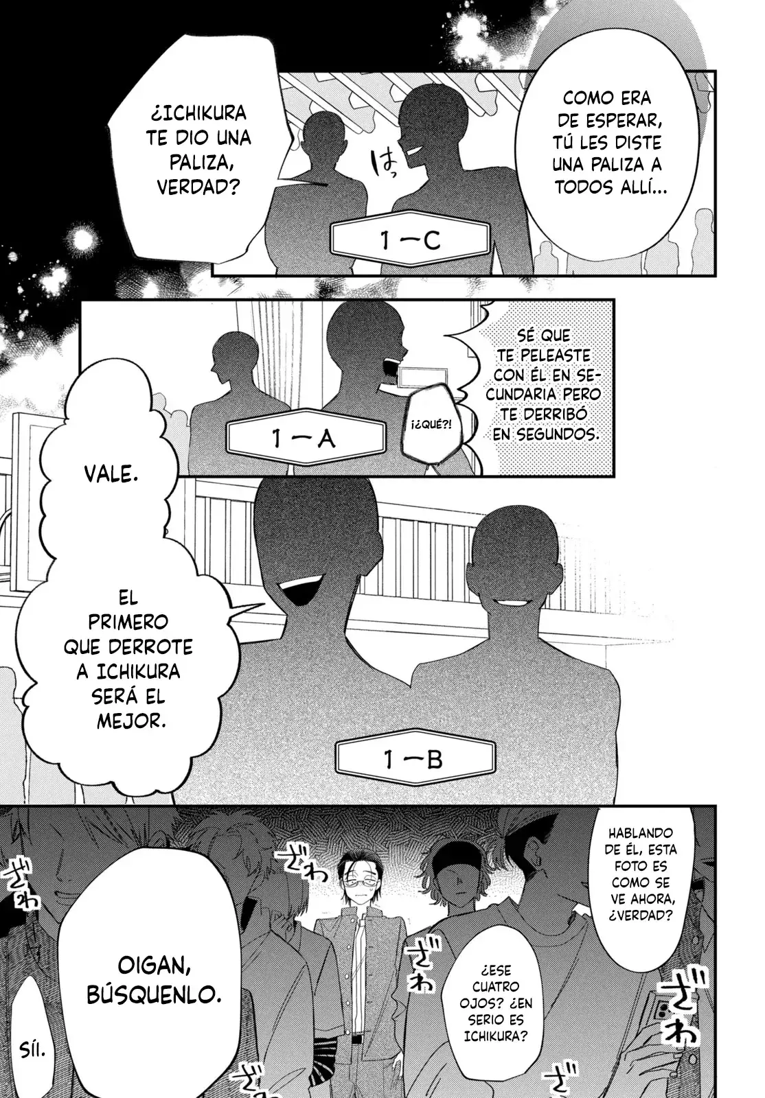Megane, Tokidoki, Yankee-kun Capitulo 32: Se busca: Ichikura página 23
