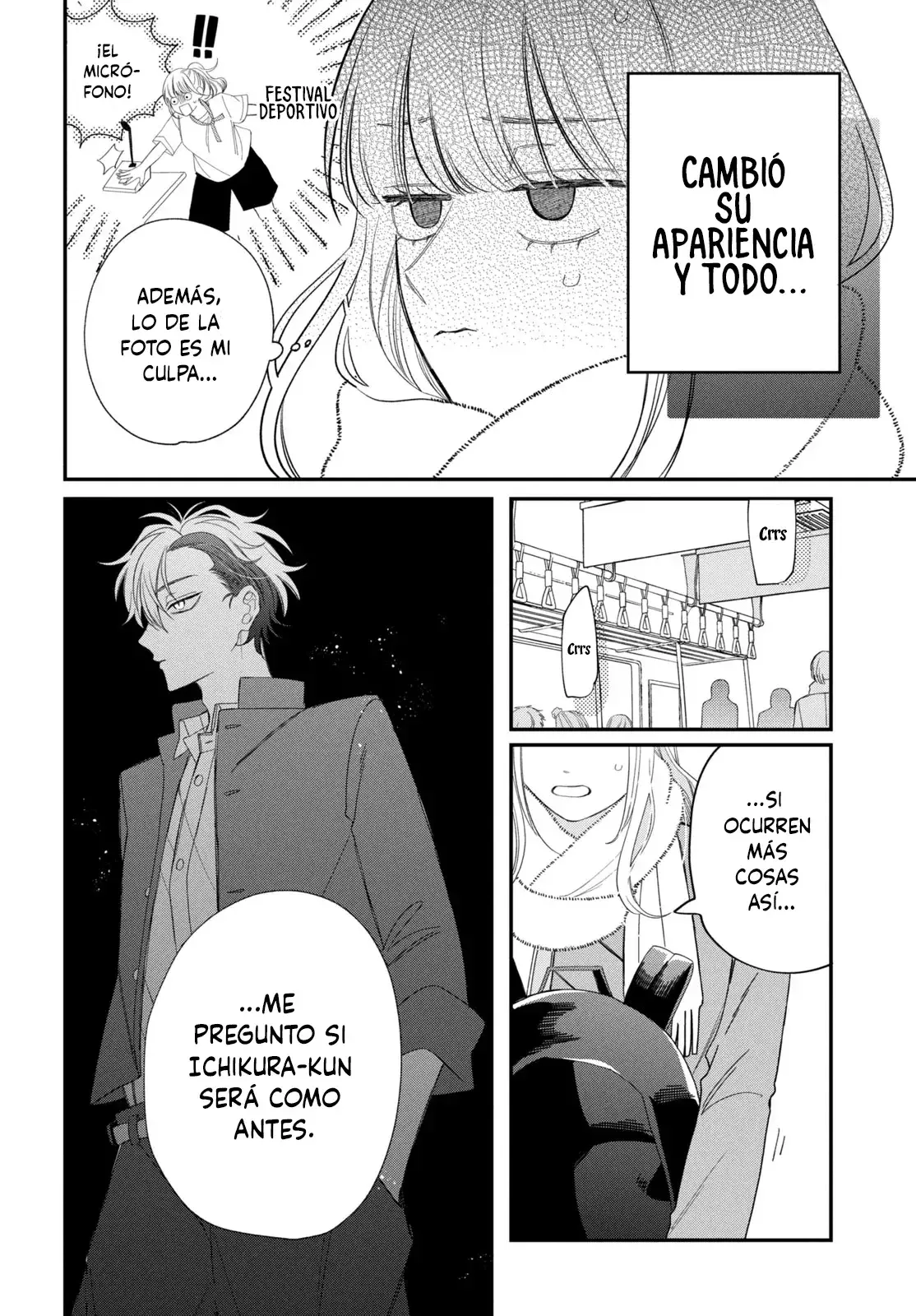 Megane, Tokidoki, Yankee-kun Capitulo 32: Se busca: Ichikura página 28