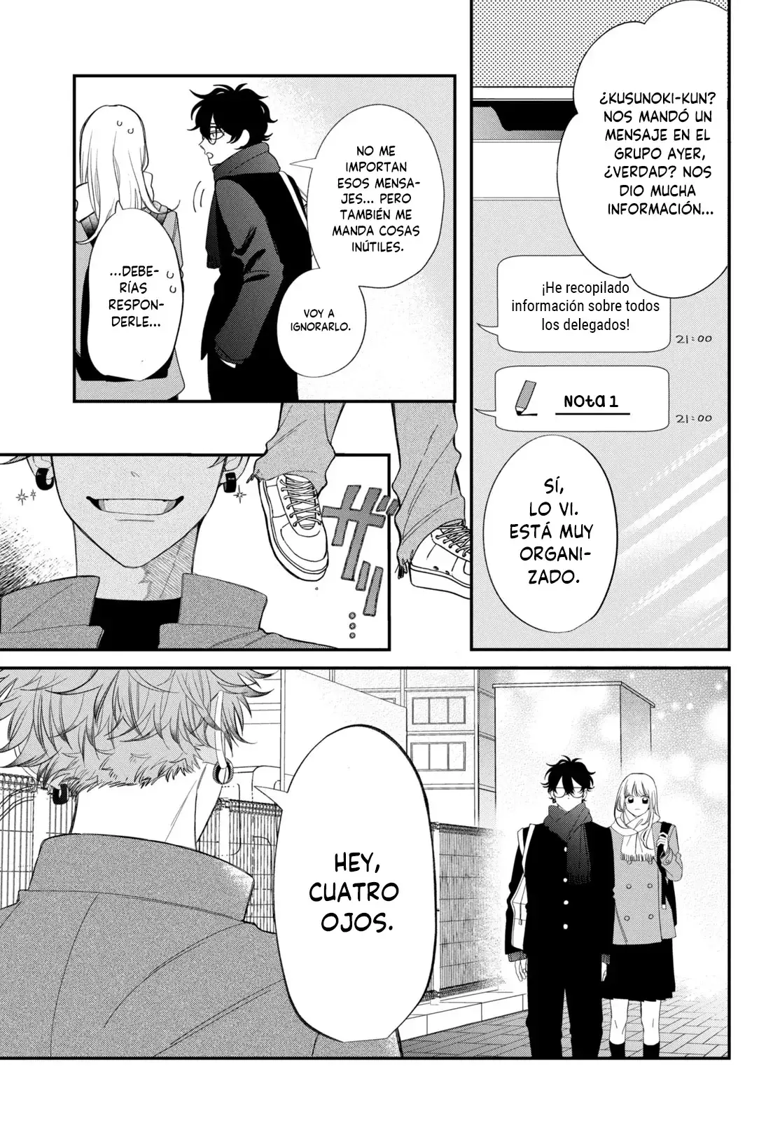 Megane, Tokidoki, Yankee-kun Capitulo 32: Se busca: Ichikura página 39