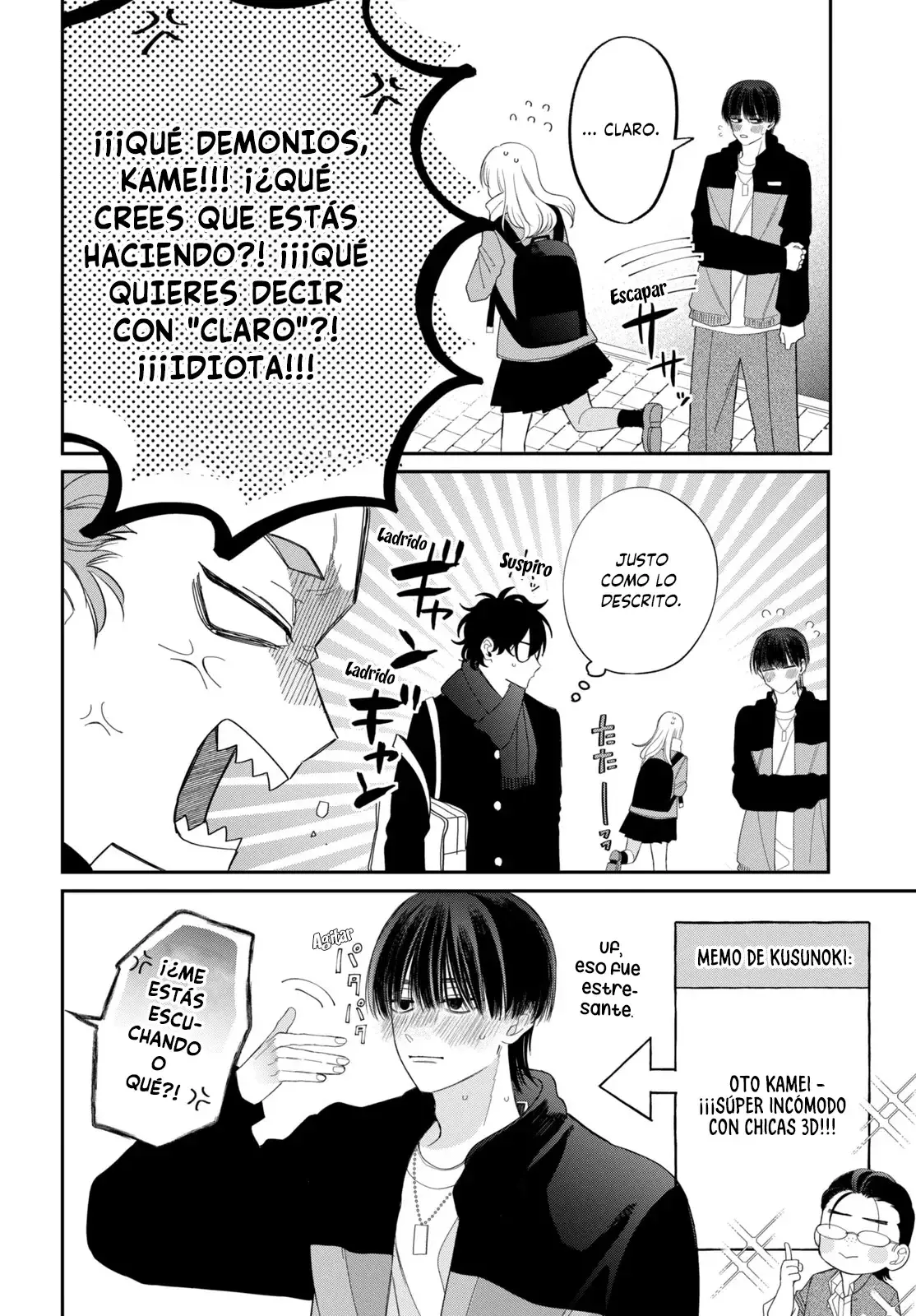 Megane, Tokidoki, Yankee-kun Capitulo 33: Secundaria Gekka 1-A página 12