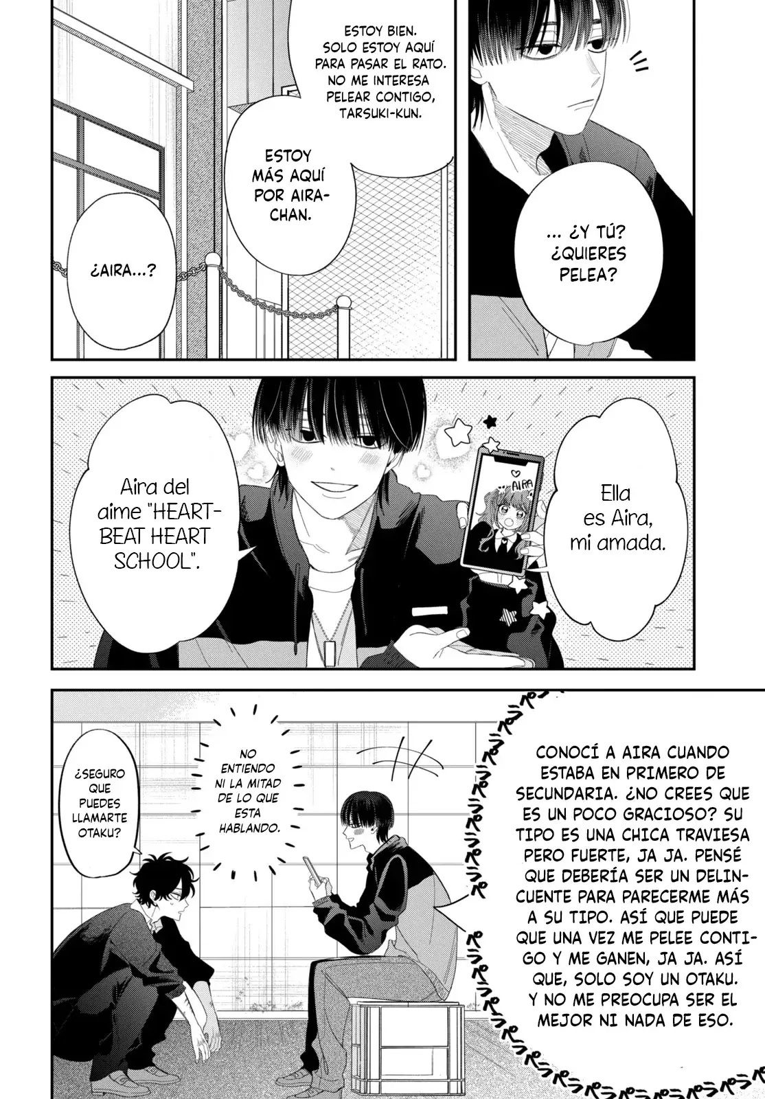 Megane, Tokidoki, Yankee-kun Capitulo 33: Secundaria Gekka 1-A página 22