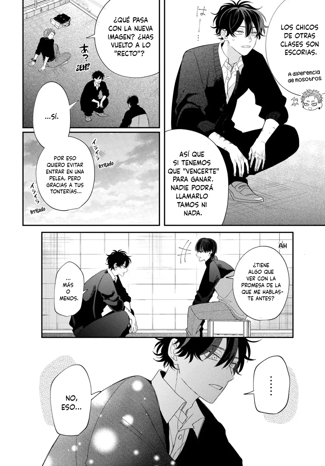 Megane, Tokidoki, Yankee-kun Capitulo 33: Secundaria Gekka 1-A página 24