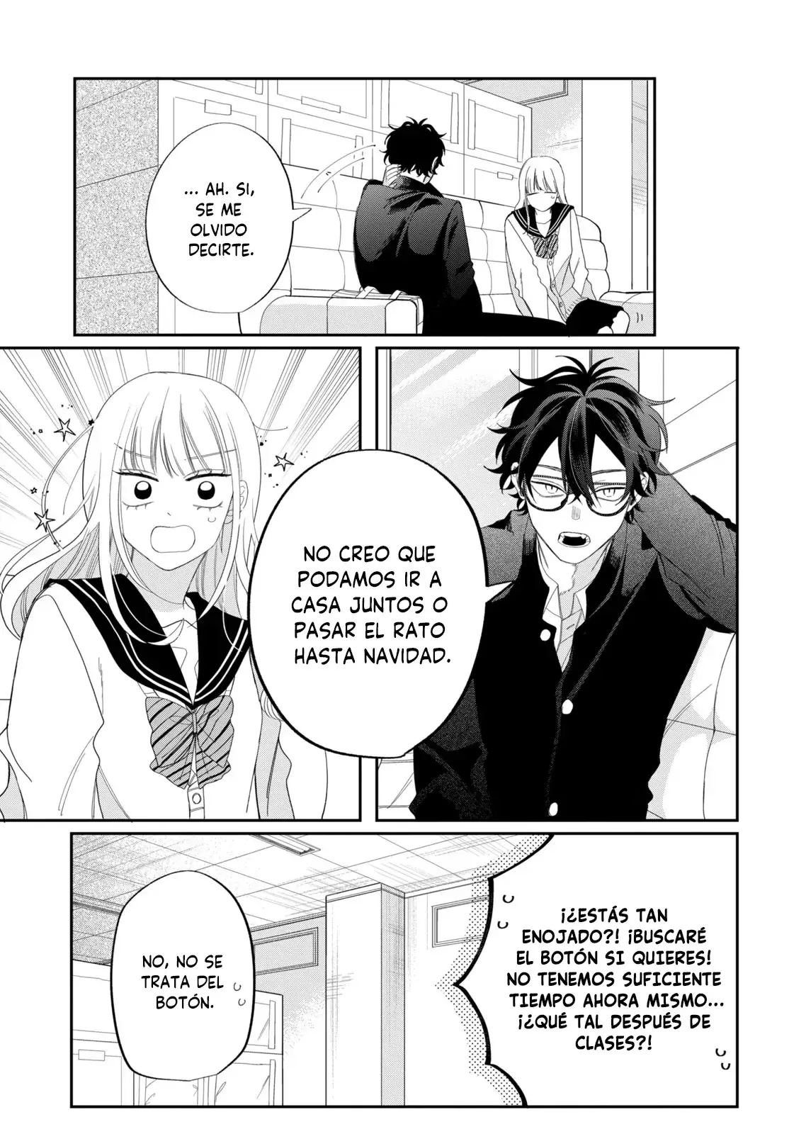 Megane, Tokidoki, Yankee-kun Capitulo 33: Secundaria Gekka 1-A página 35
