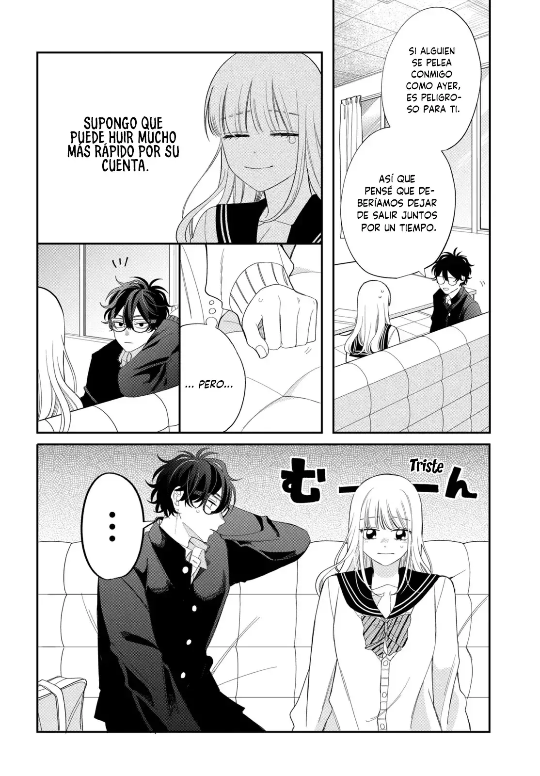 Megane, Tokidoki, Yankee-kun Capitulo 33: Secundaria Gekka 1-A página 36