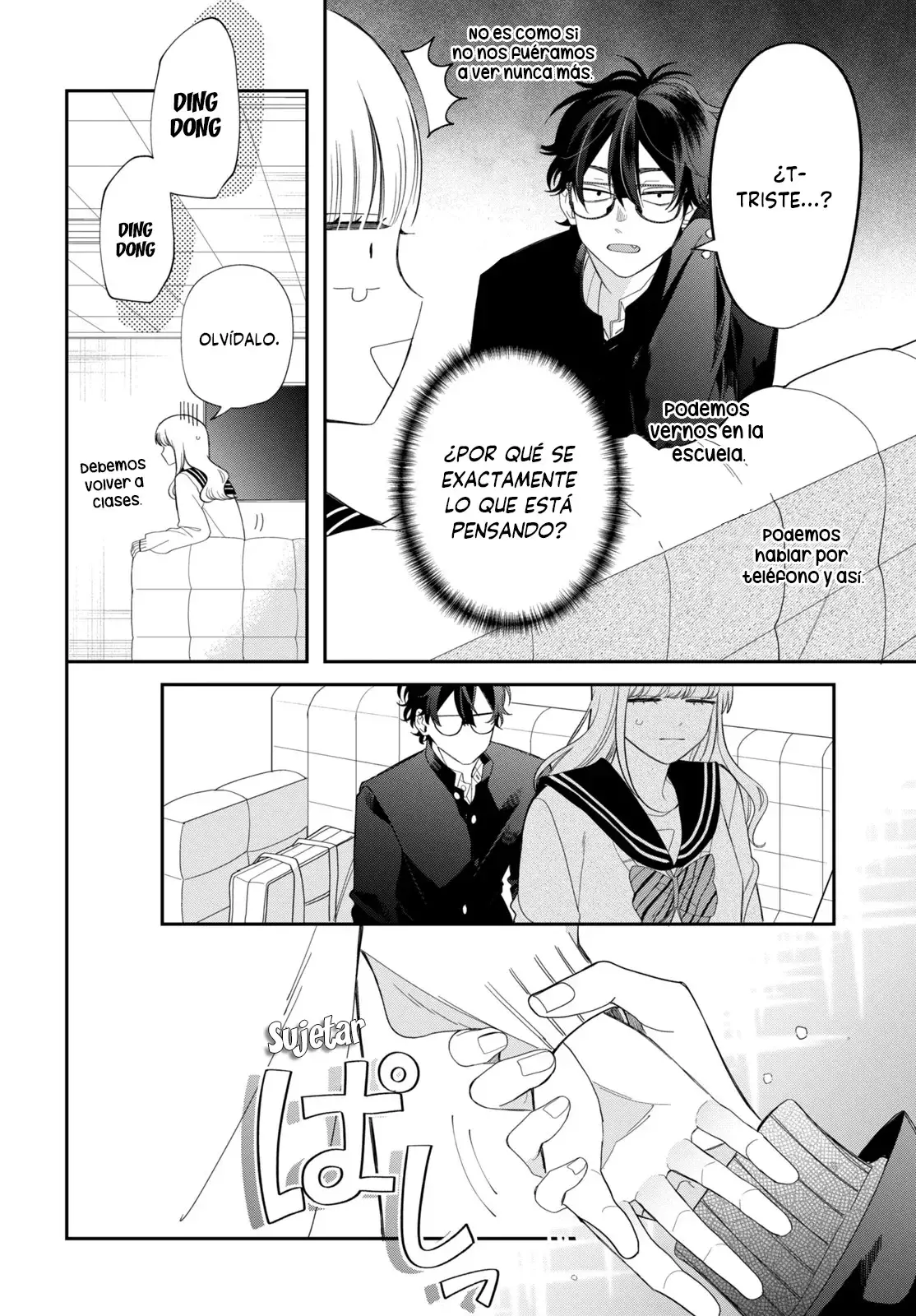 Megane, Tokidoki, Yankee-kun Capitulo 33: Secundaria Gekka 1-A página 38
