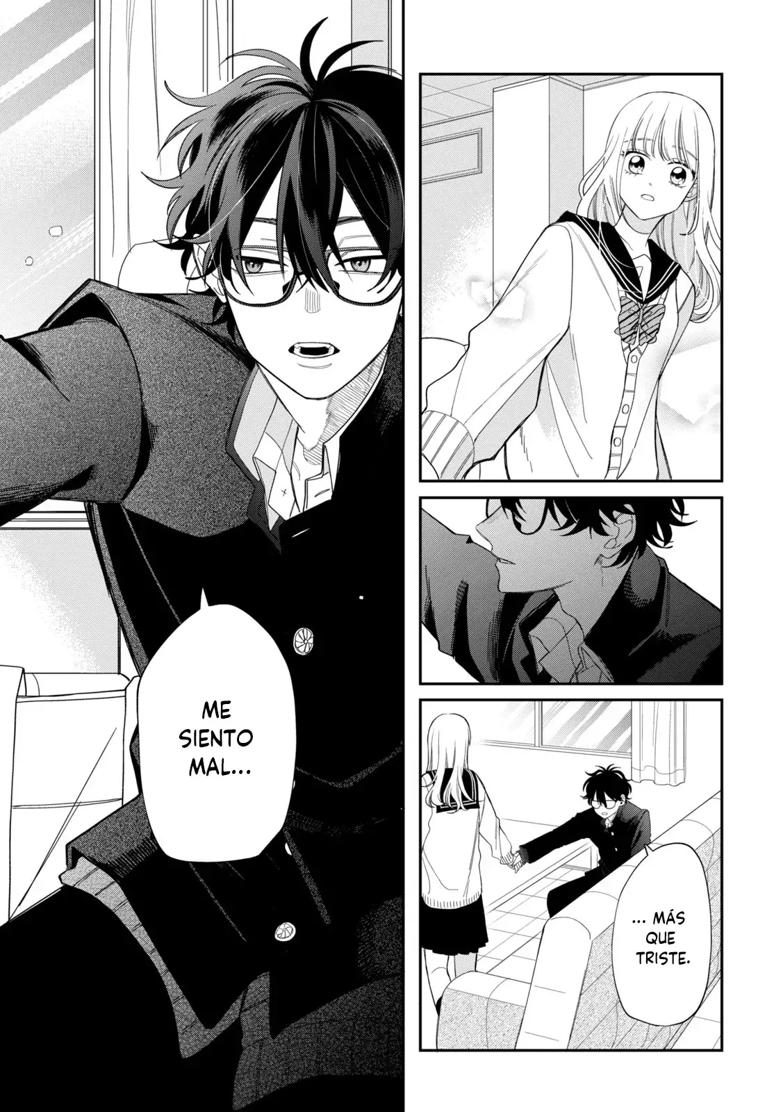 Megane, Tokidoki, Yankee-kun Capitulo 33: Secundaria Gekka 1-A página 39
