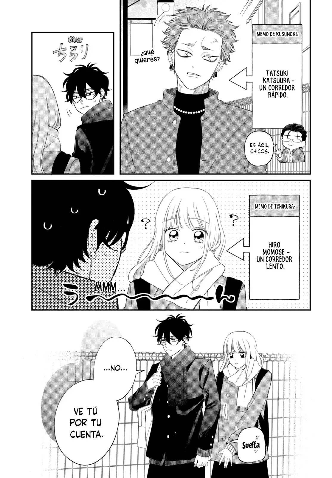 Megane, Tokidoki, Yankee-kun Capitulo 33: Secundaria Gekka 1-A página 9