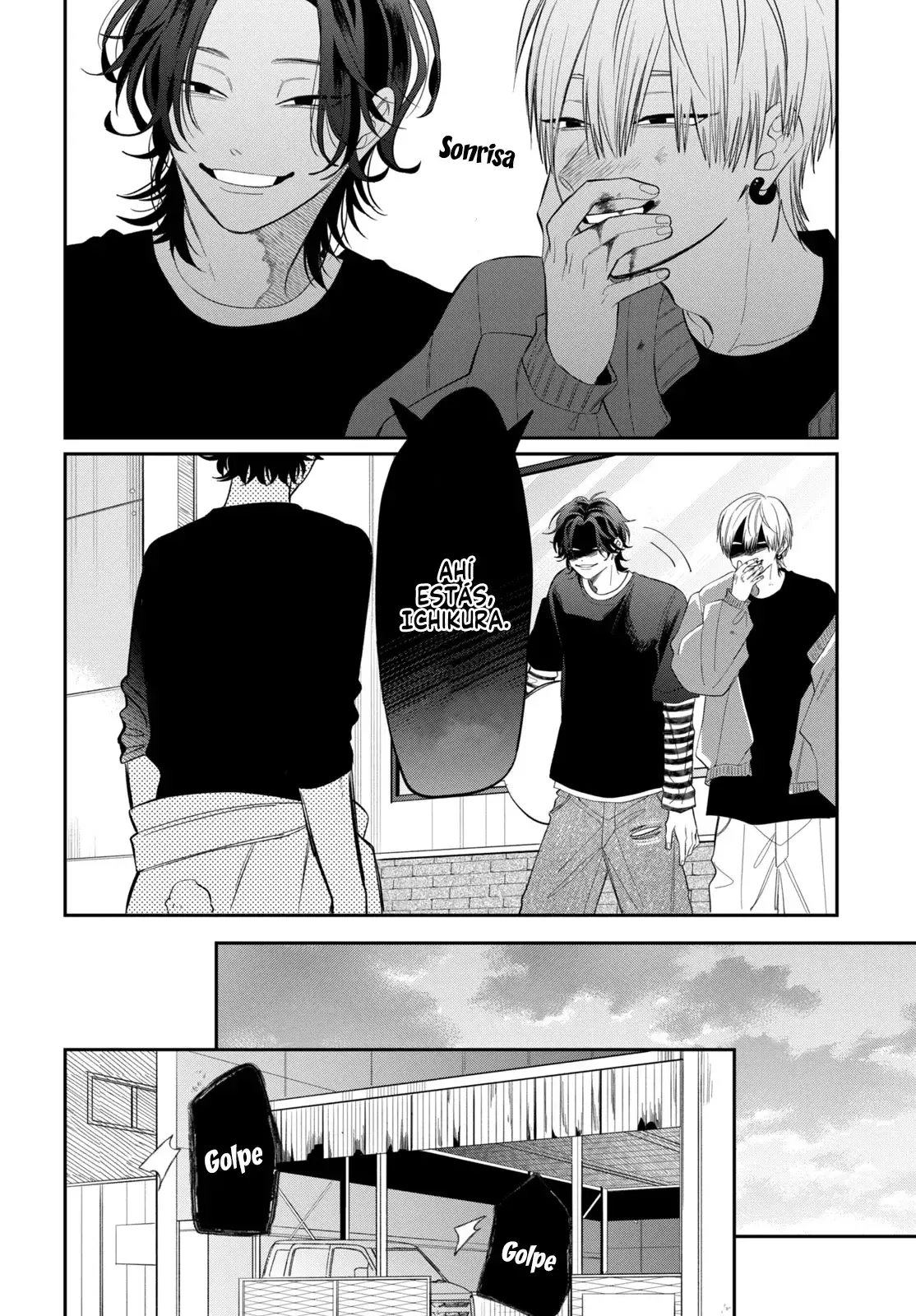 Megane, Tokidoki, Yankee-kun Capitulo 34: Secundaria Gekka 1-B página 24