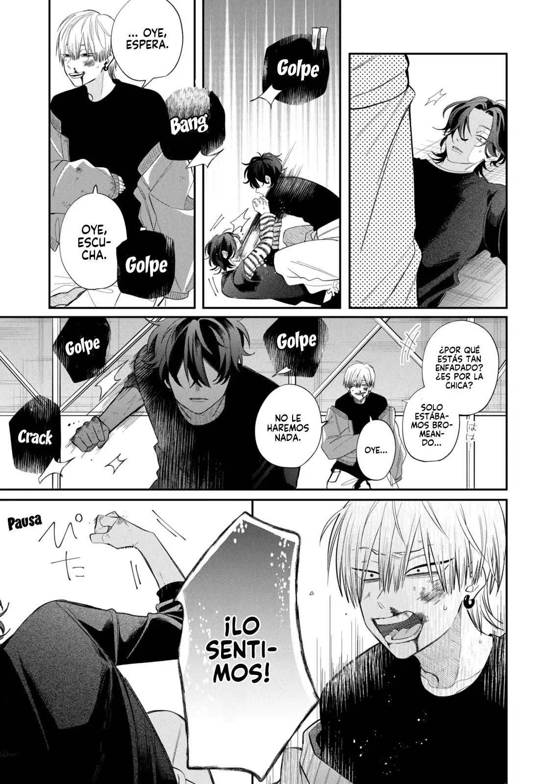 Megane, Tokidoki, Yankee-kun Capitulo 34: Secundaria Gekka 1-B página 27