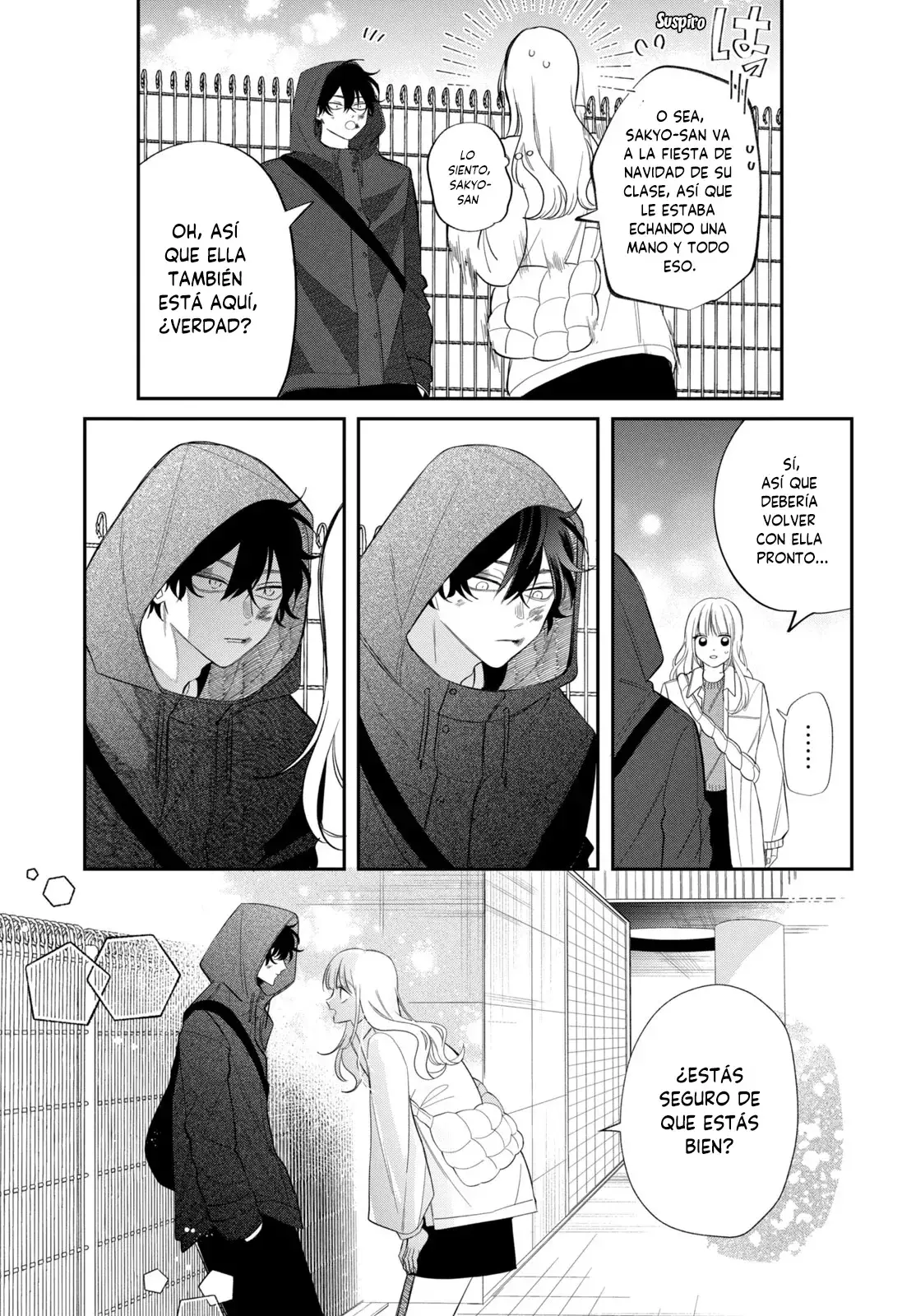 Megane, Tokidoki, Yankee-kun Capitulo 34: Secundaria Gekka 1-B página 37
