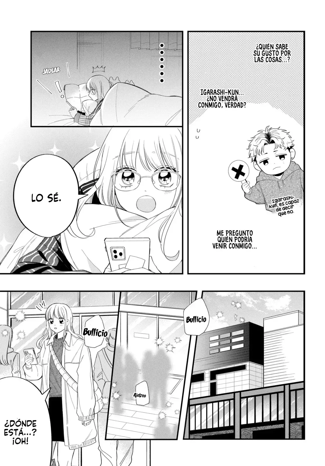 Megane, Tokidoki, Yankee-kun Capitulo 34: Secundaria Gekka 1-B página 5