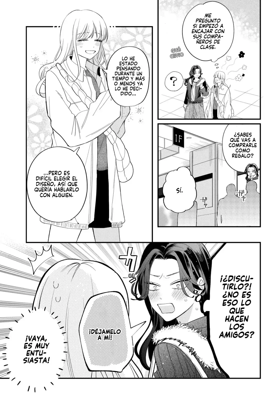 Megane, Tokidoki, Yankee-kun Capitulo 34: Secundaria Gekka 1-B página 7
