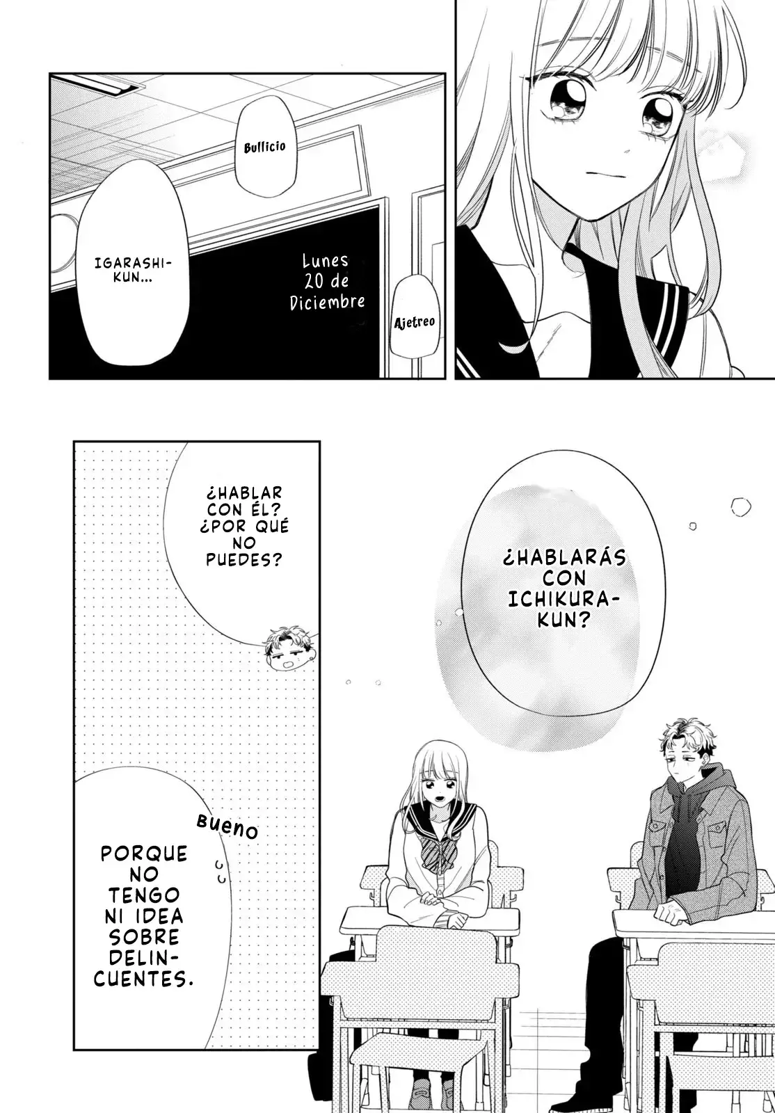 Megane, Tokidoki, Yankee-kun Capitulo 35: Un secreto. página 14