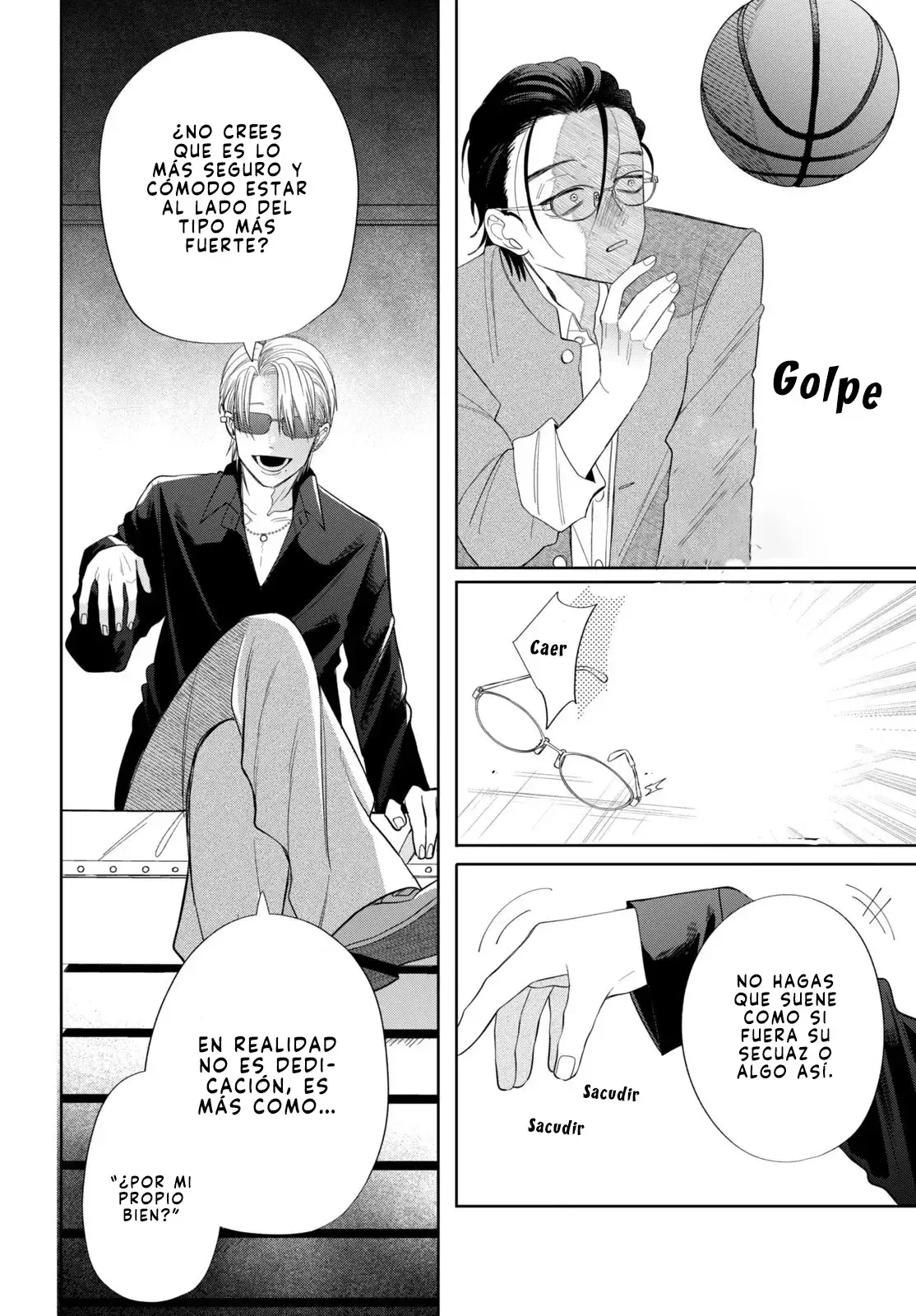 Megane, Tokidoki, Yankee-kun Capitulo 35: Un secreto. página 36