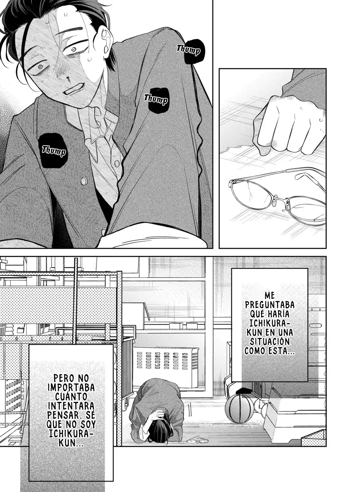 Megane, Tokidoki, Yankee-kun Capitulo 35: Un secreto. página 39