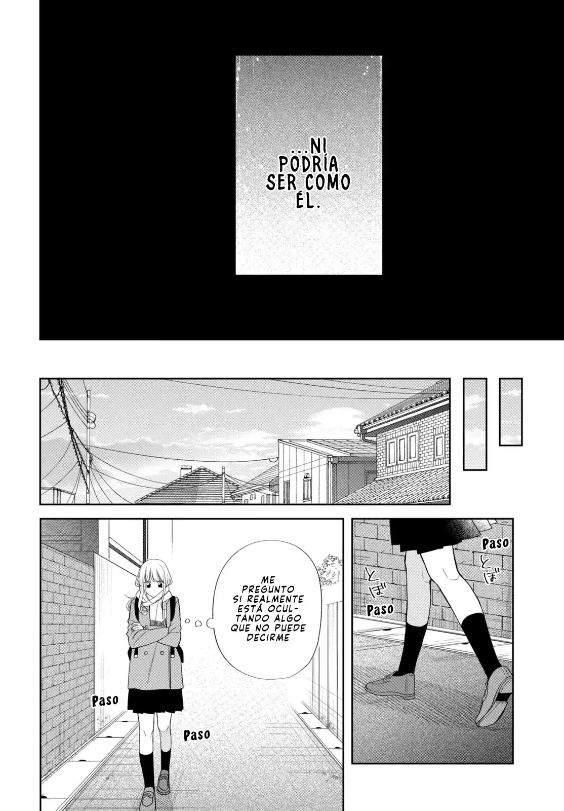 Megane, Tokidoki, Yankee-kun Capitulo 35: Un secreto. página 40