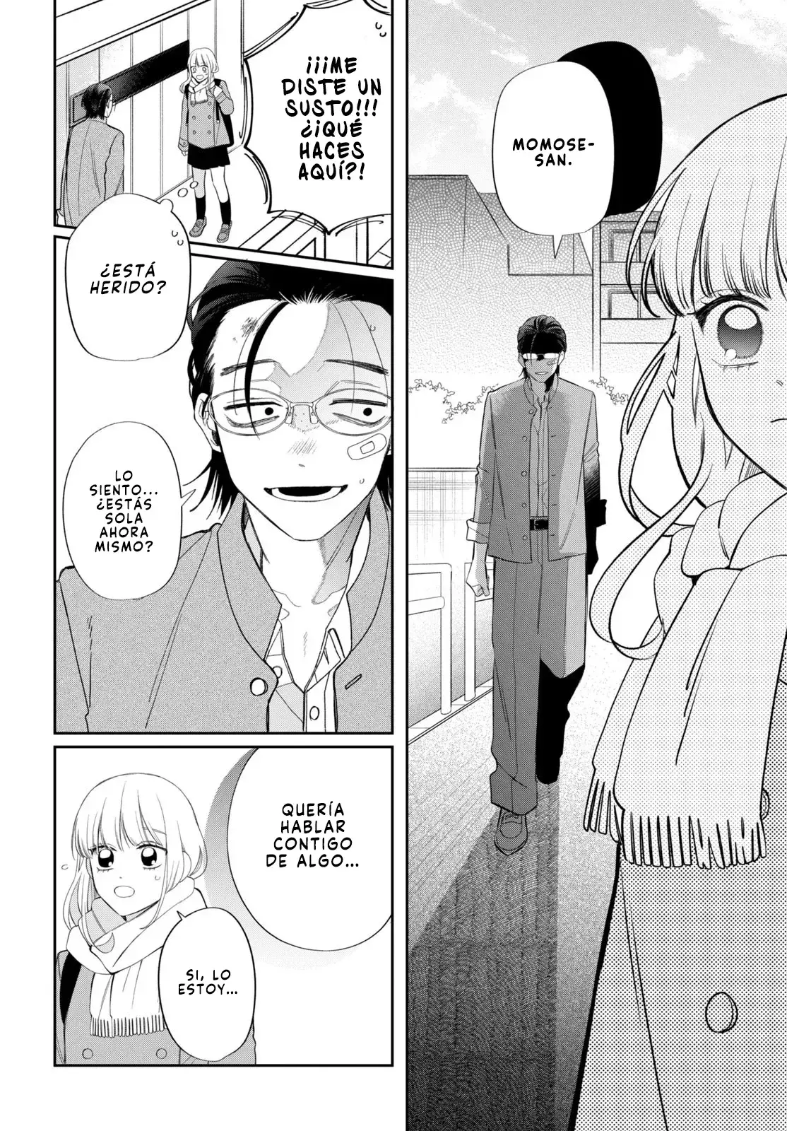 Megane, Tokidoki, Yankee-kun Capitulo 36: Momose y Kusunoki-kun página 11