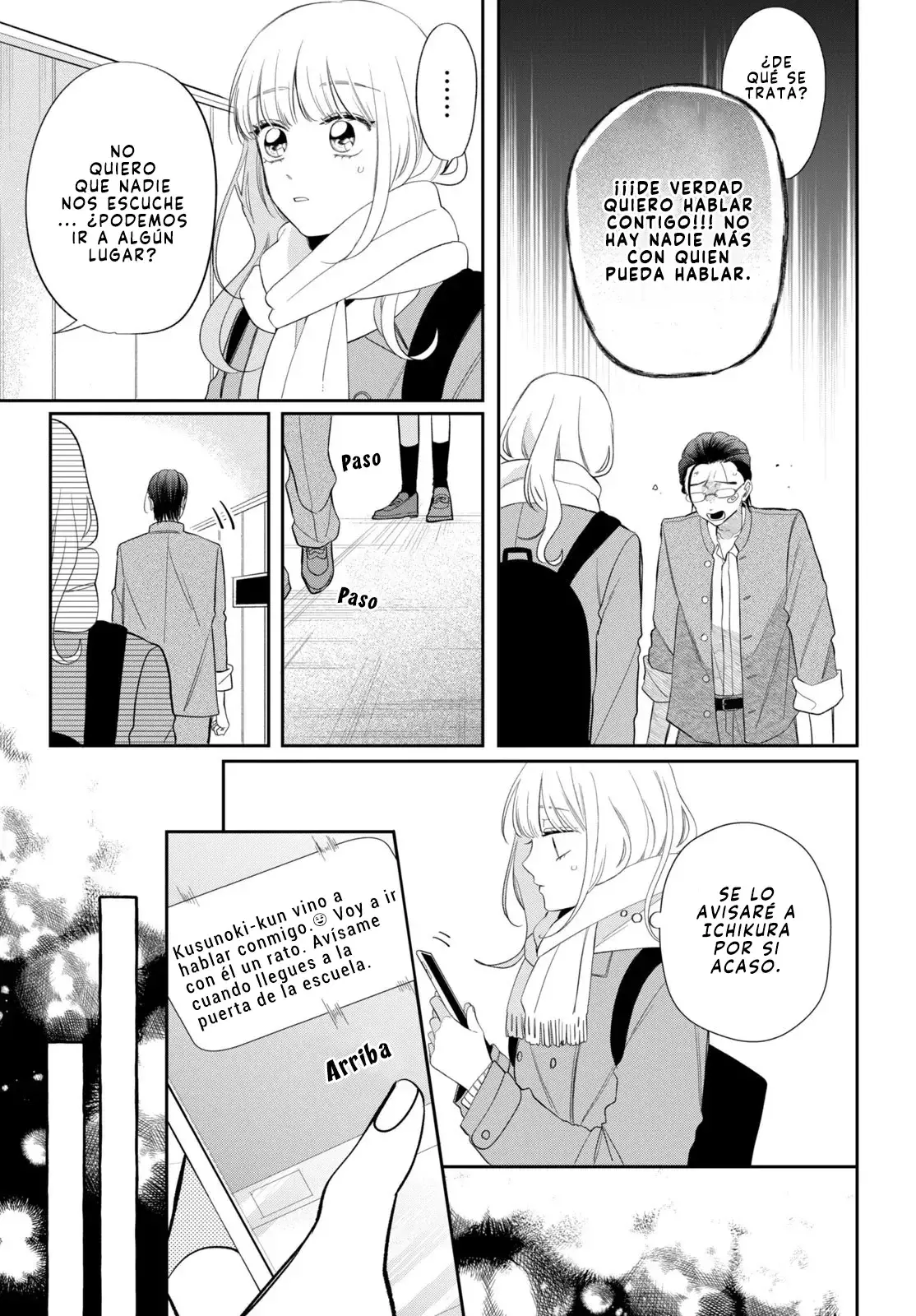 Megane, Tokidoki, Yankee-kun Capitulo 36: Momose y Kusunoki-kun página 12
