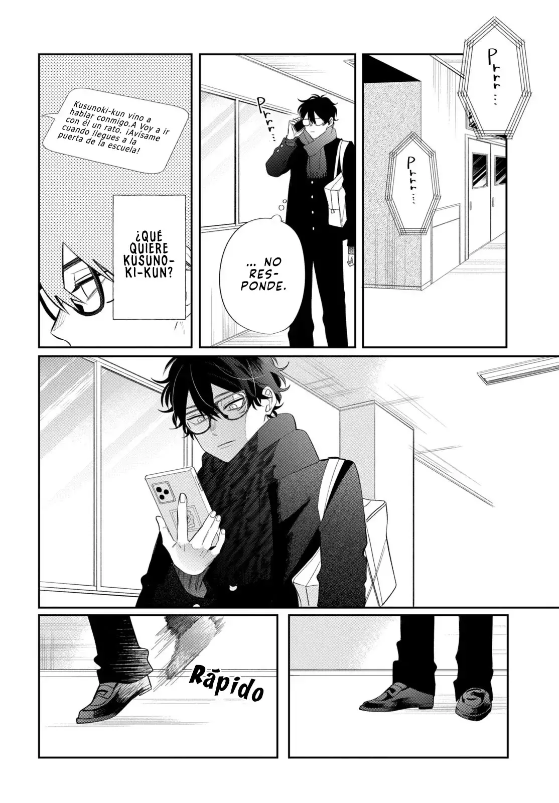 Megane, Tokidoki, Yankee-kun Capitulo 36: Momose y Kusunoki-kun página 13