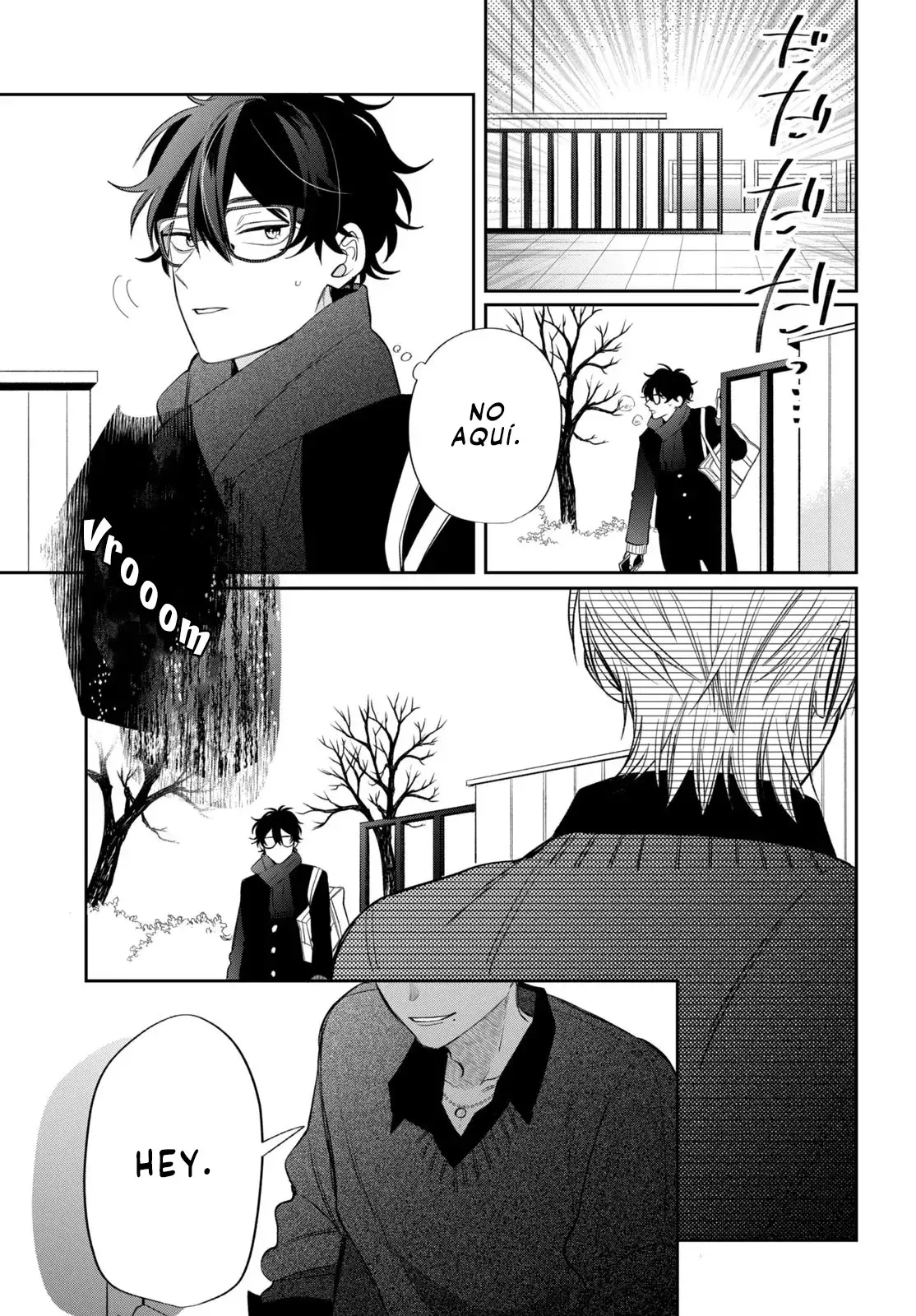 Megane, Tokidoki, Yankee-kun Capitulo 36: Momose y Kusunoki-kun página 14