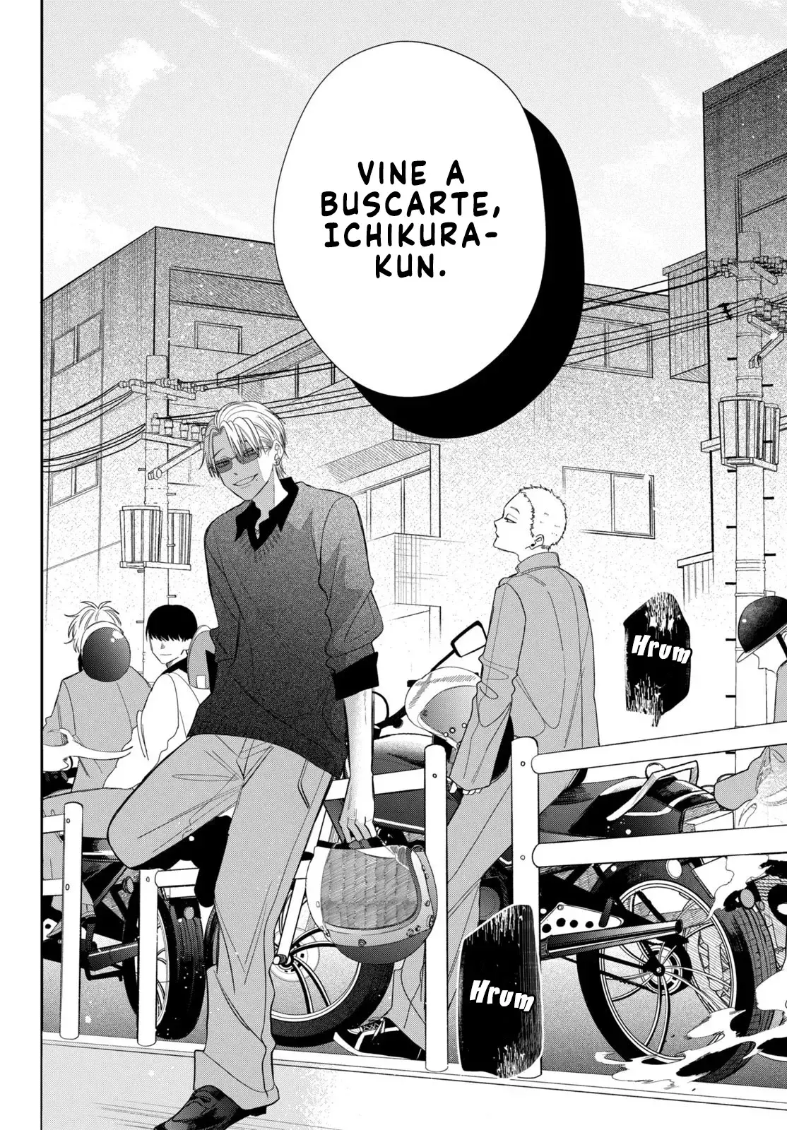Megane, Tokidoki, Yankee-kun Capitulo 36: Momose y Kusunoki-kun página 15