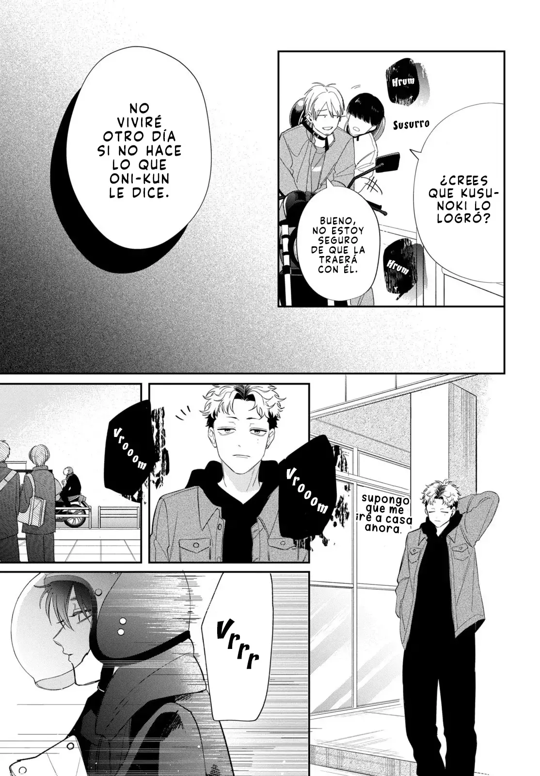 Megane, Tokidoki, Yankee-kun Capitulo 36: Momose y Kusunoki-kun página 18