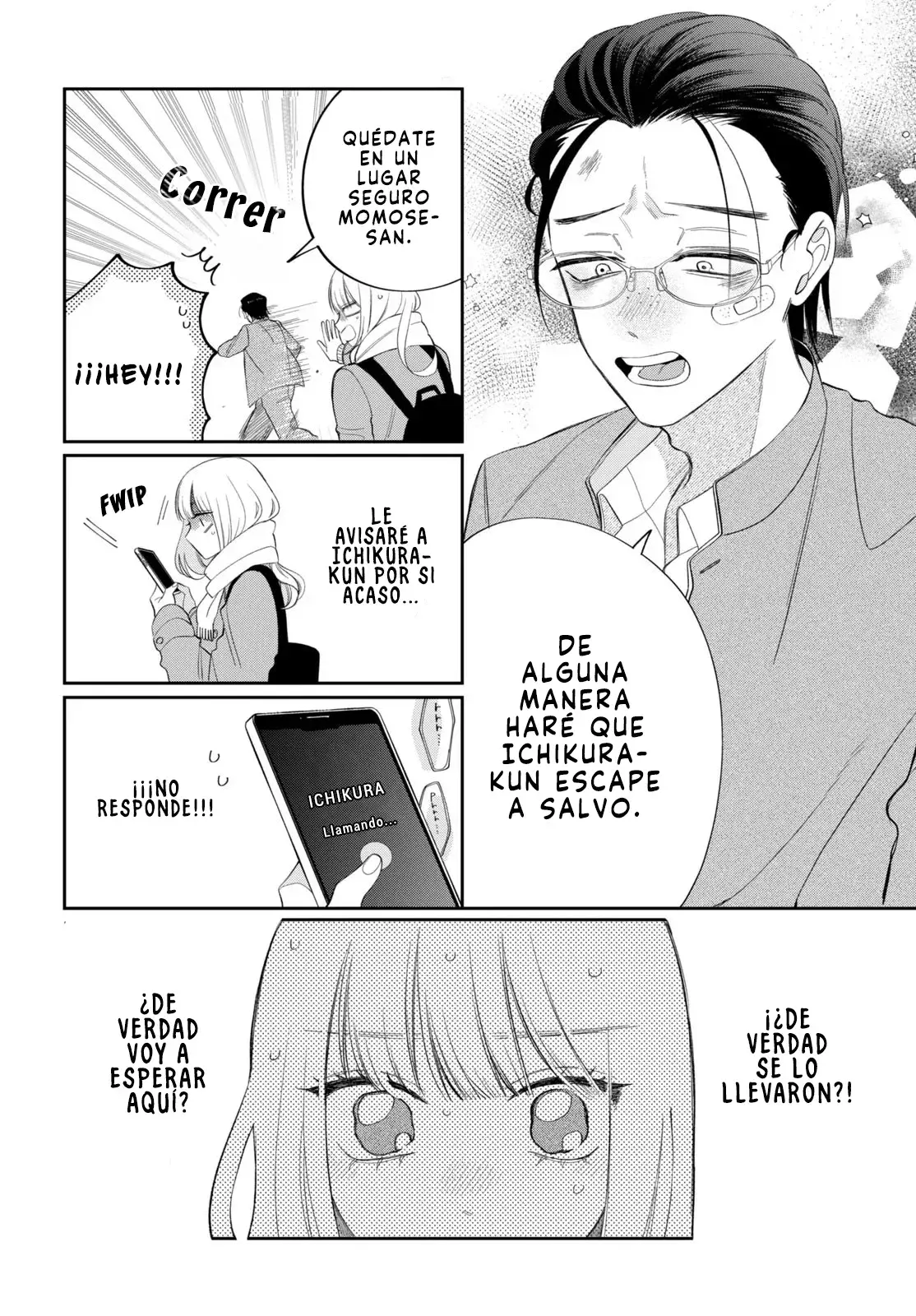 Megane, Tokidoki, Yankee-kun Capitulo 36: Momose y Kusunoki-kun página 23