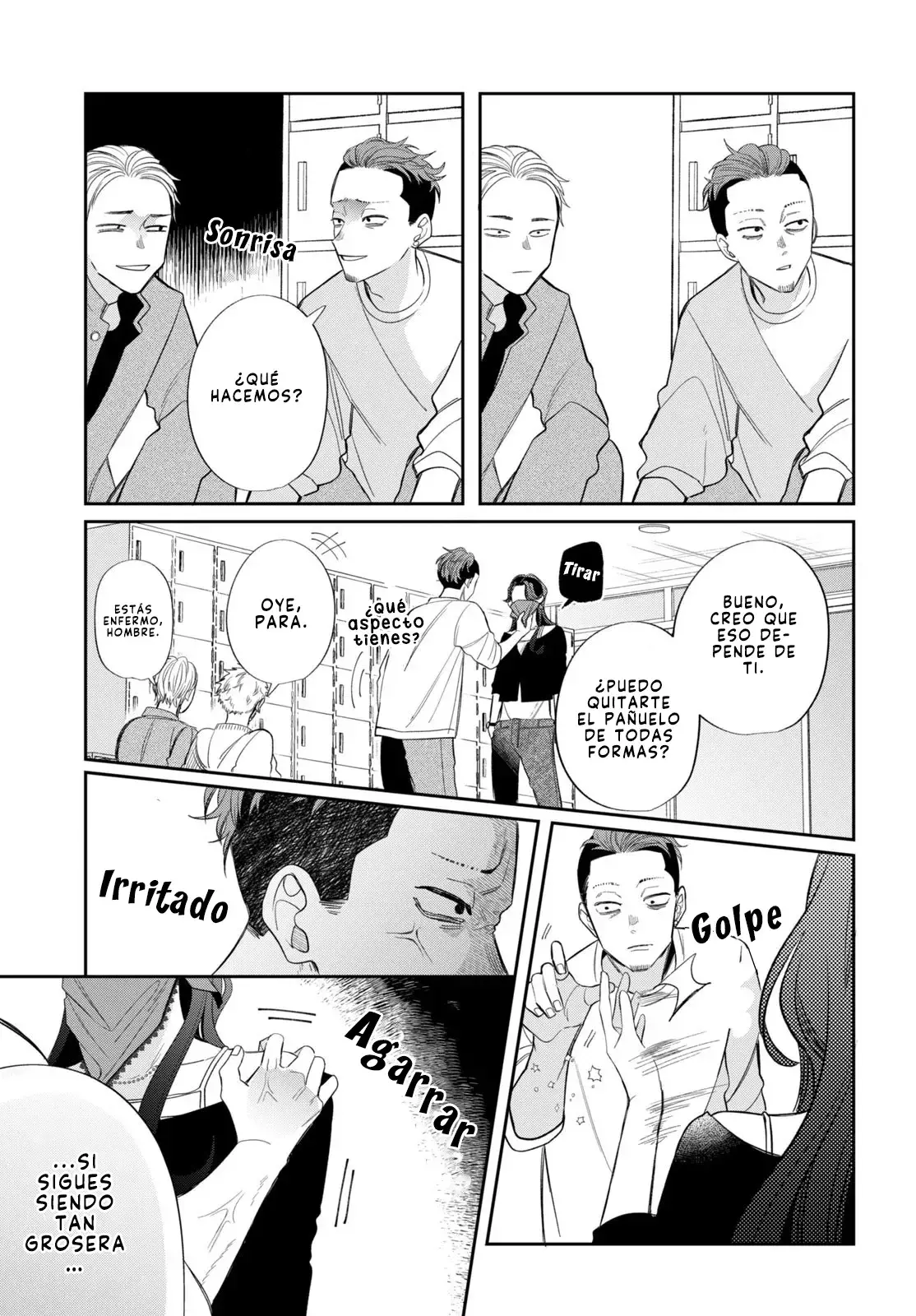 Megane, Tokidoki, Yankee-kun Capitulo 36: Momose y Kusunoki-kun página 38