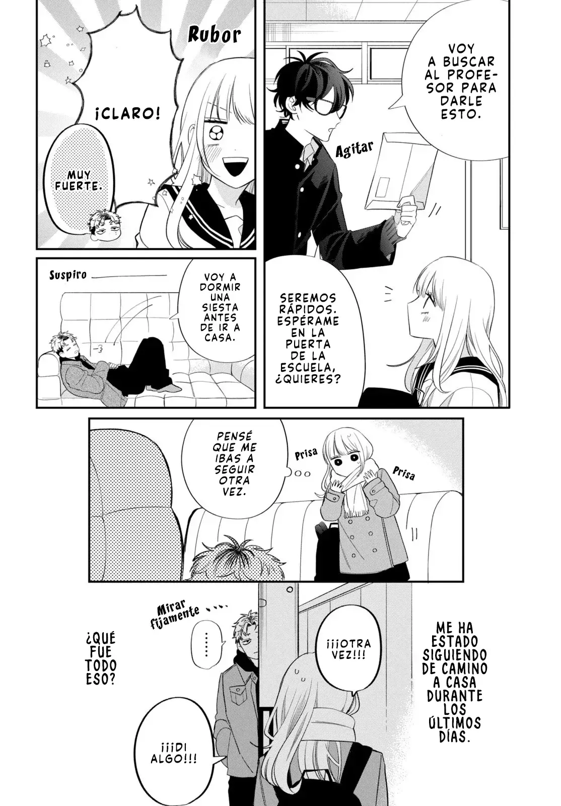Megane, Tokidoki, Yankee-kun Capitulo 36: Momose y Kusunoki-kun página 9