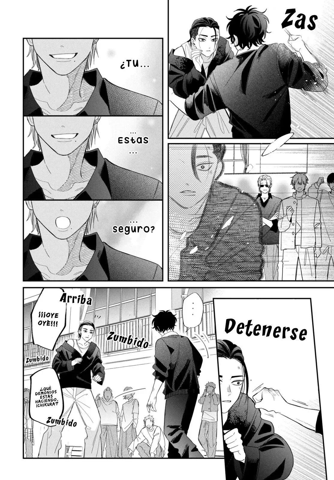 Megane, Tokidoki, Yankee-kun Capitulo 37: Secundaria Gekka 1-C página 11