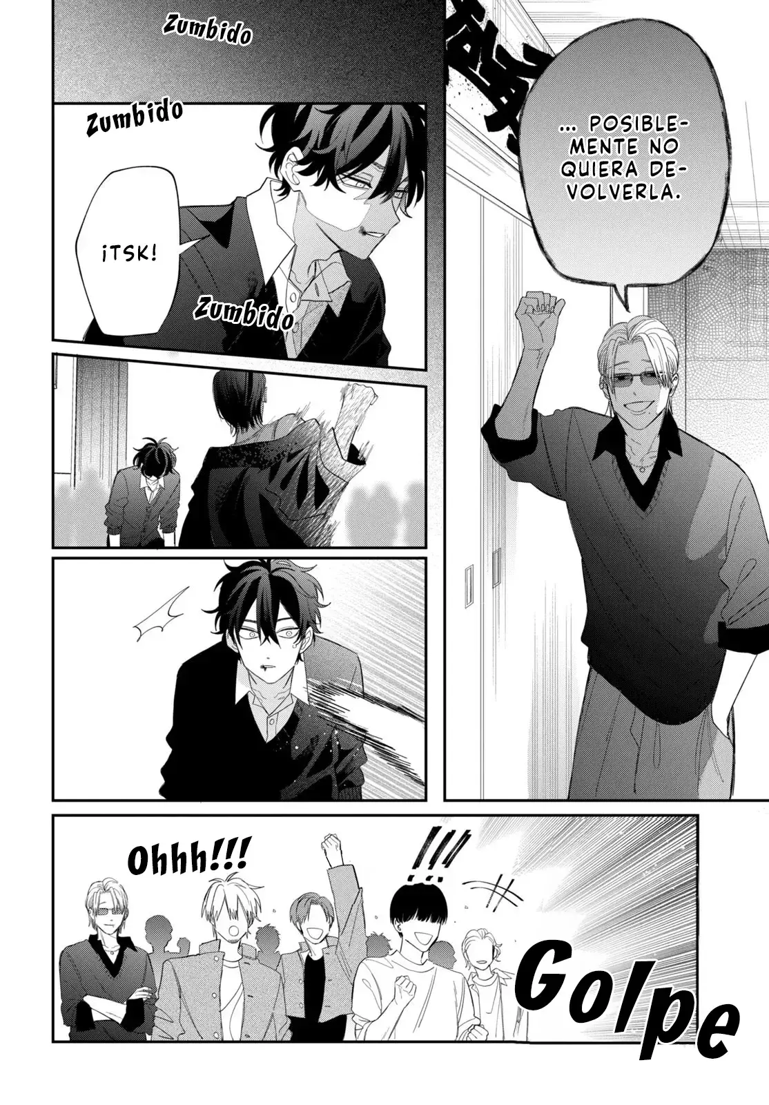 Megane, Tokidoki, Yankee-kun Capitulo 37: Secundaria Gekka 1-C página 13