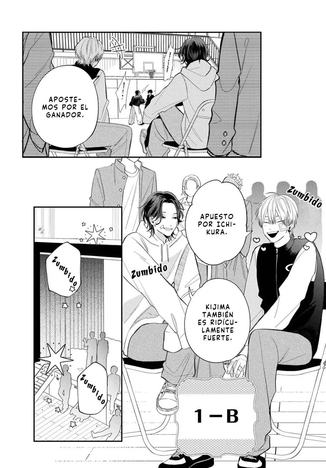 Megane, Tokidoki, Yankee-kun Capitulo 37: Secundaria Gekka 1-C página 15