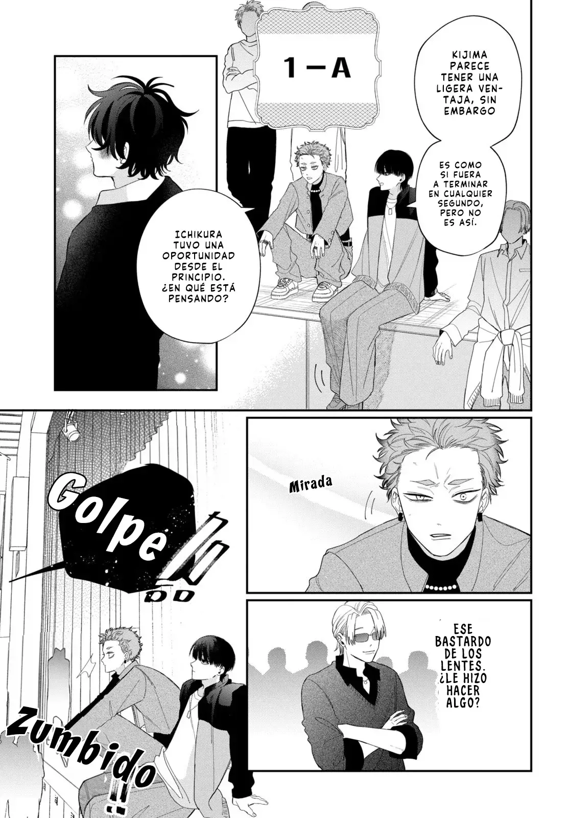 Megane, Tokidoki, Yankee-kun Capitulo 37: Secundaria Gekka 1-C página 16