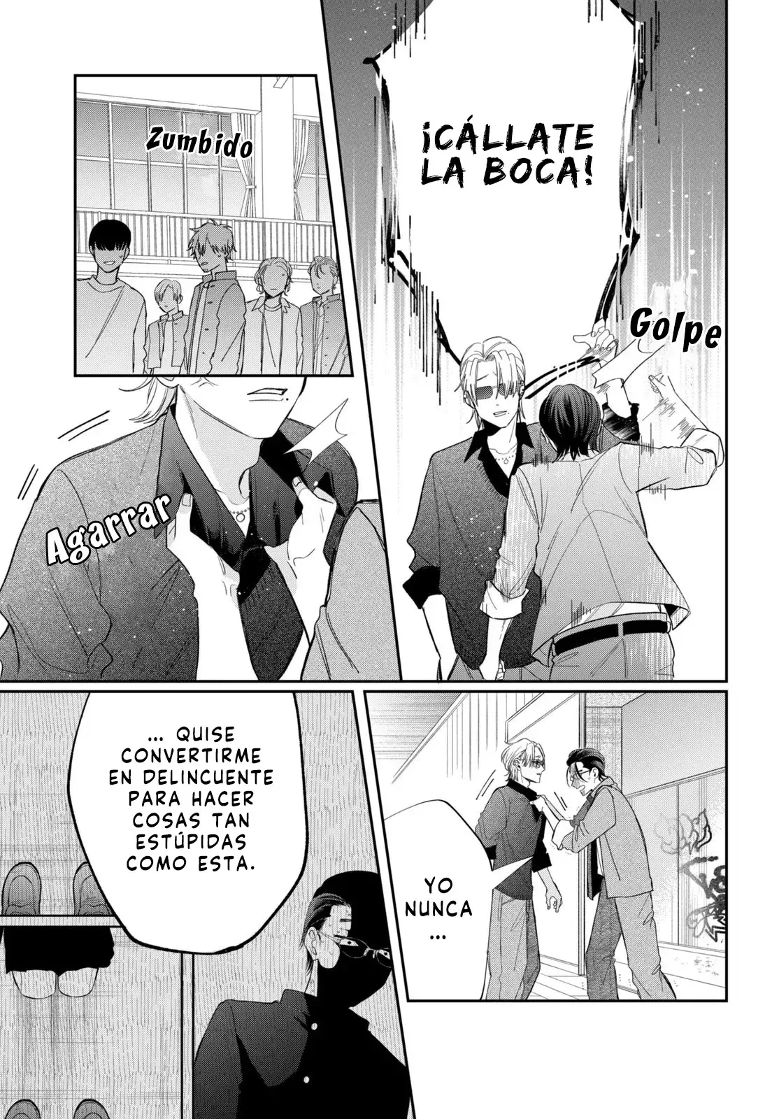 Megane, Tokidoki, Yankee-kun Capitulo 37: Secundaria Gekka 1-C página 28