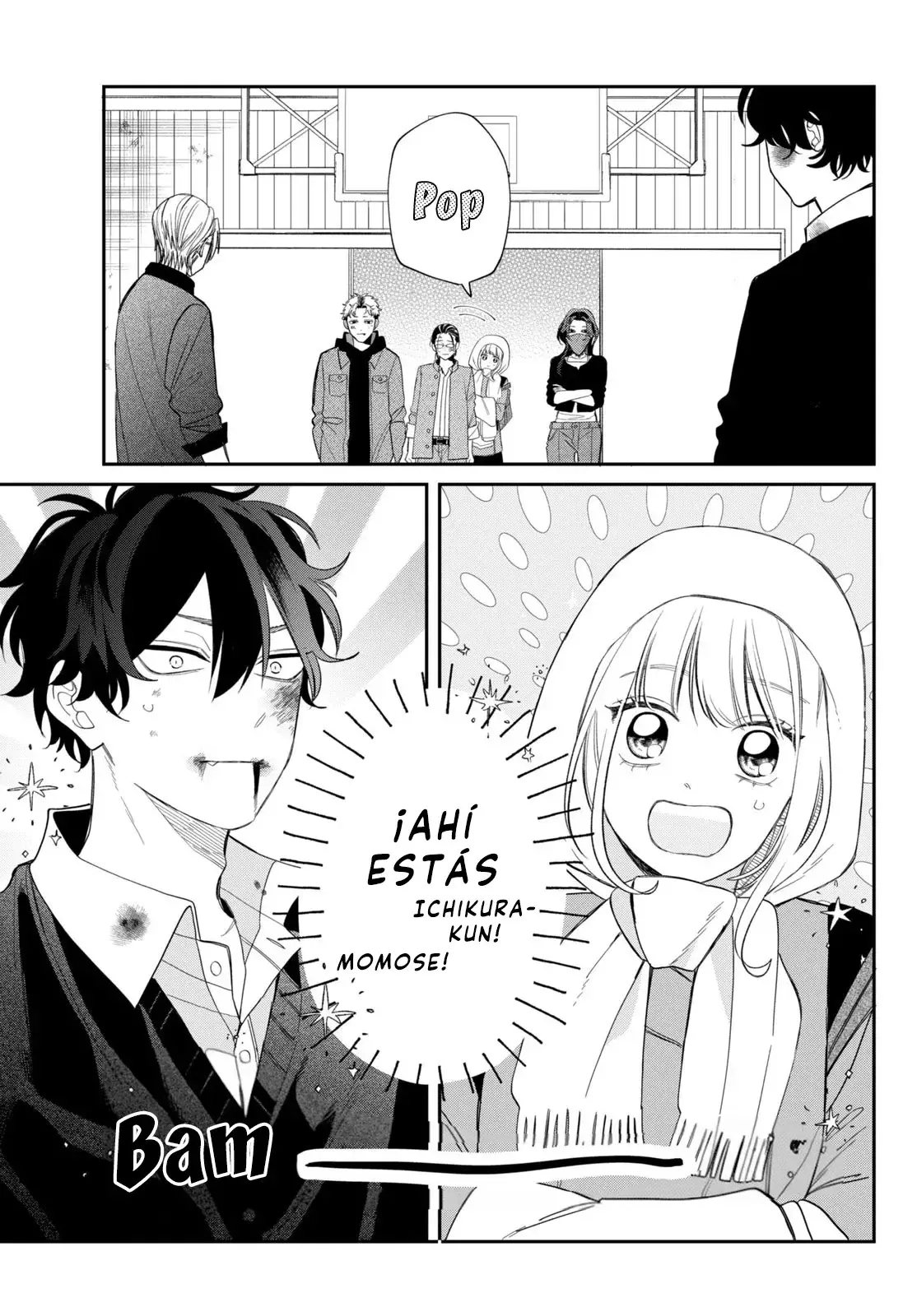 Megane, Tokidoki, Yankee-kun Capitulo 37: Secundaria Gekka 1-C página 34