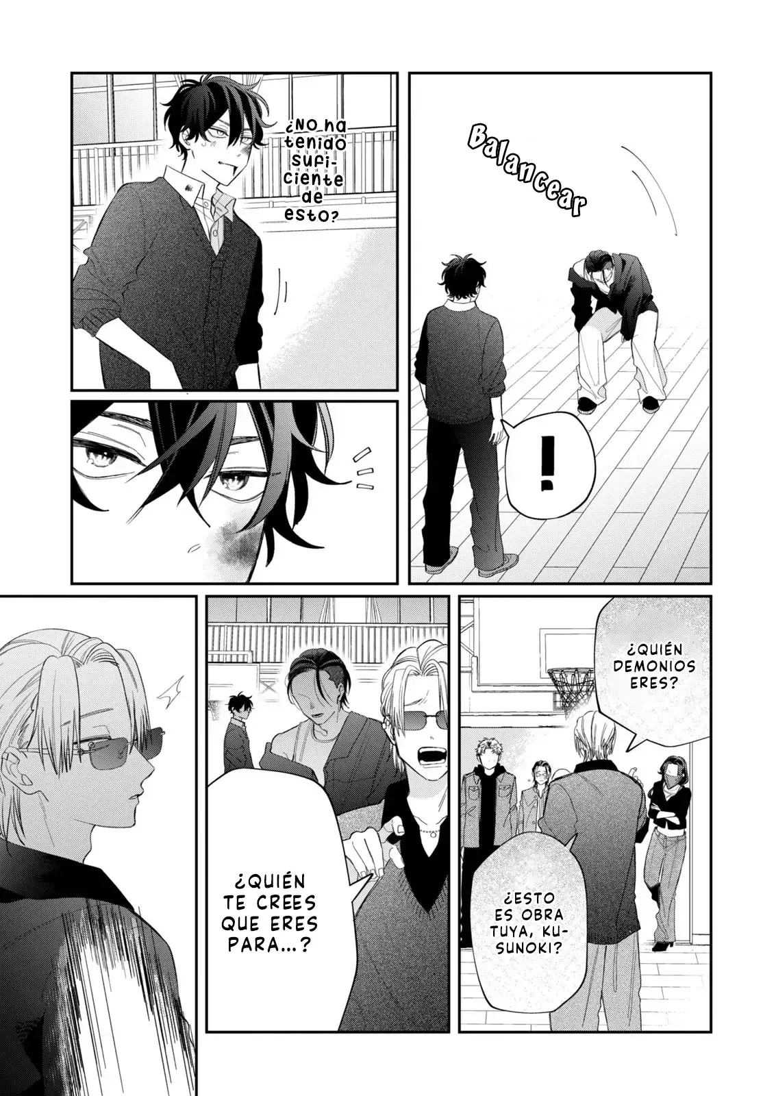 Megane, Tokidoki, Yankee-kun Capitulo 37: Secundaria Gekka 1-C página 36
