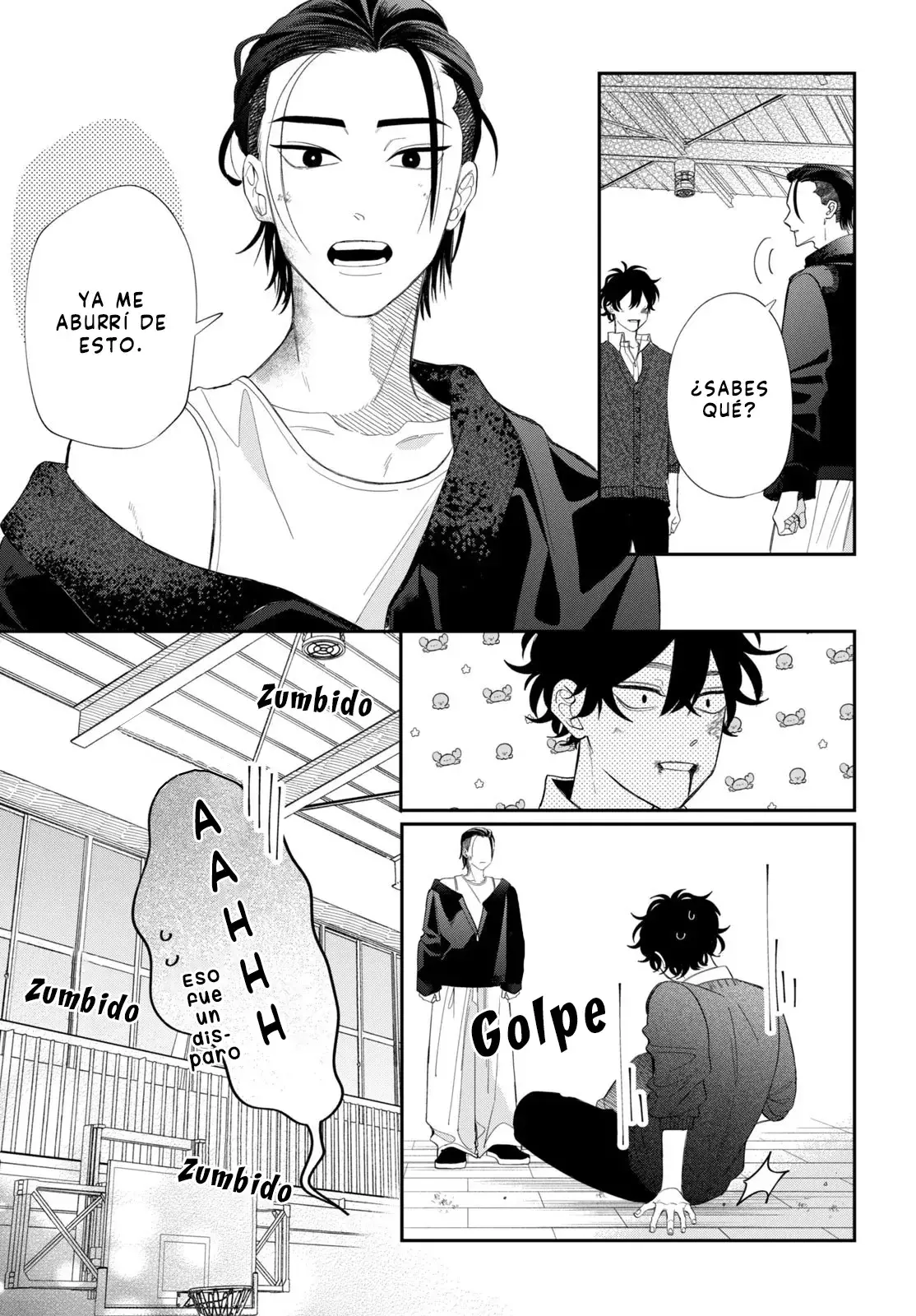 Megane, Tokidoki, Yankee-kun Capitulo 37: Secundaria Gekka 1-C página 38