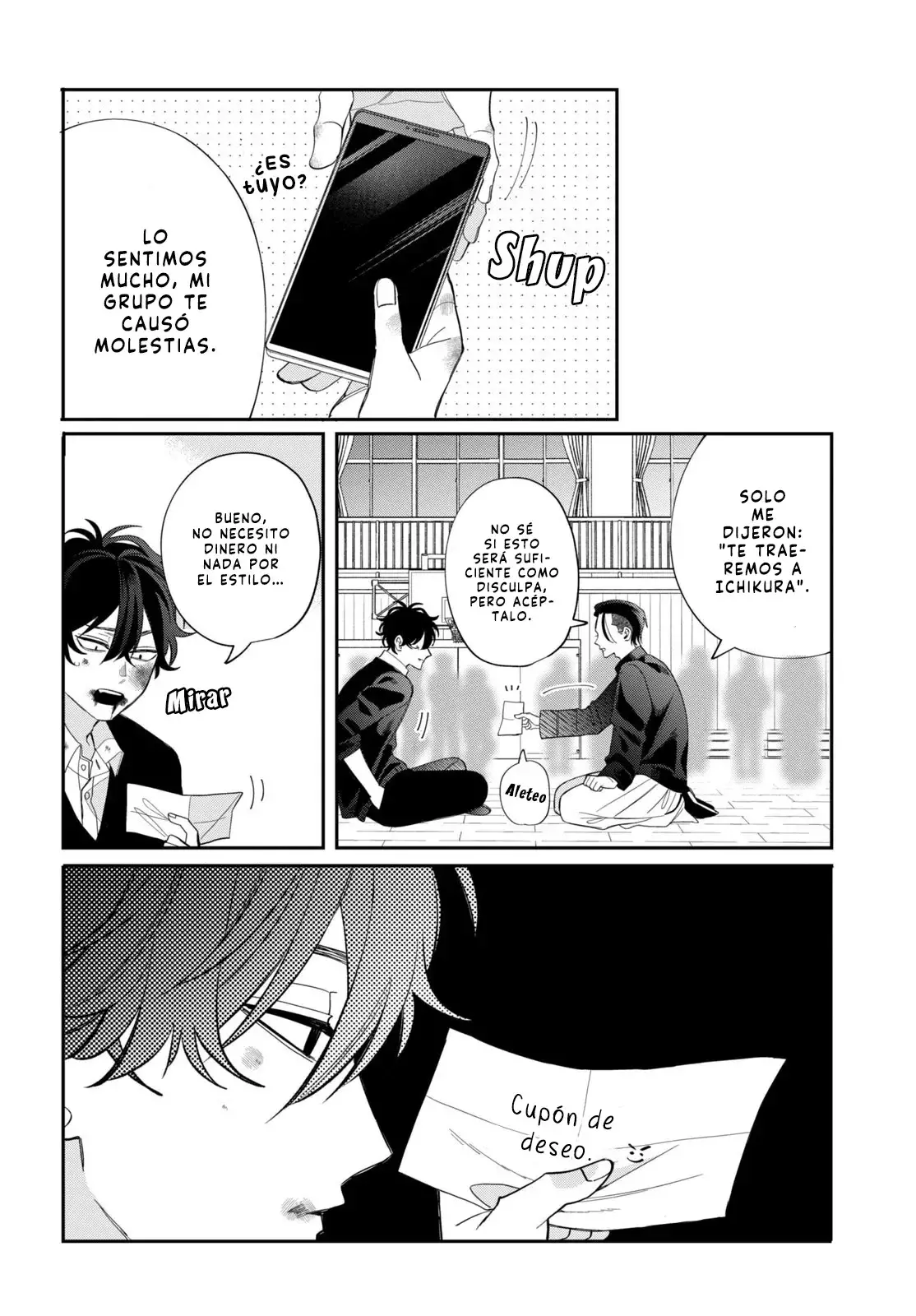 Megane, Tokidoki, Yankee-kun Capitulo 37: Secundaria Gekka 1-C página 39