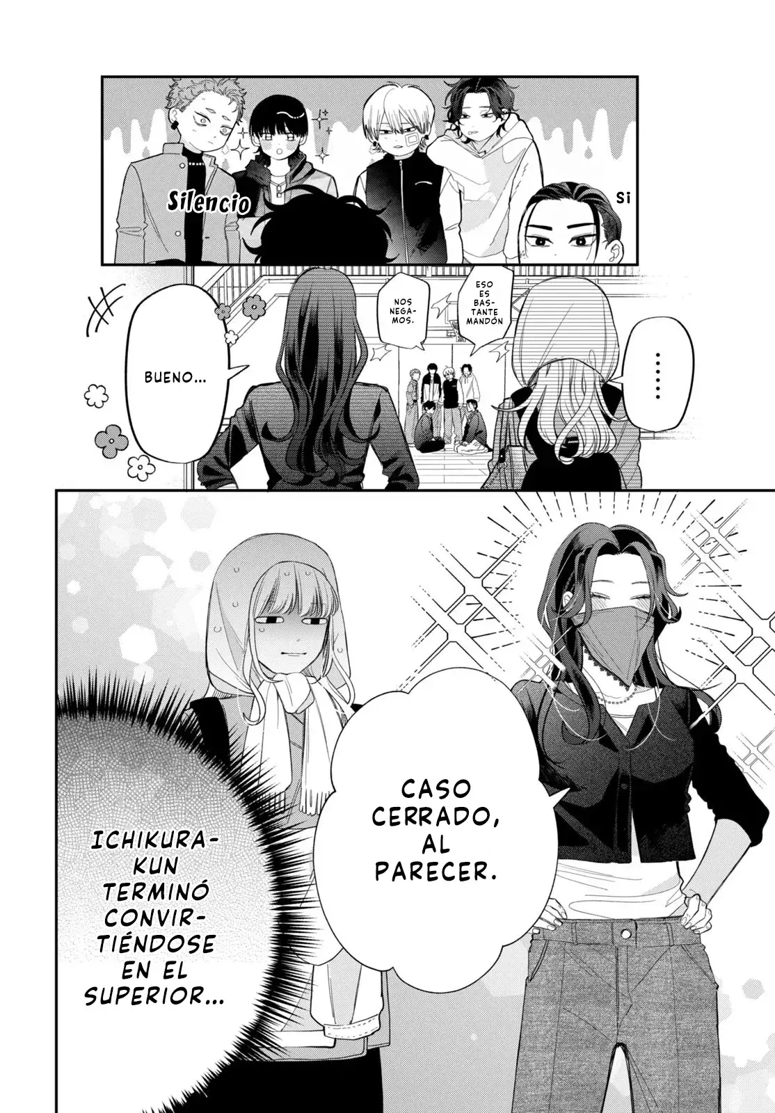 Megane, Tokidoki, Yankee-kun Capitulo 37: Secundaria Gekka 1-C página 43