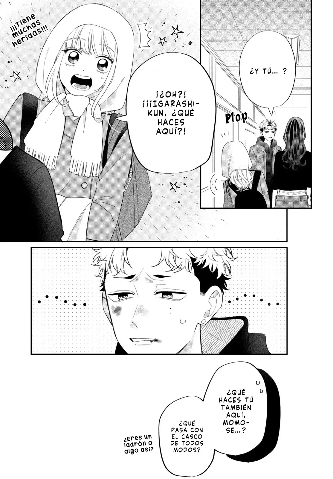 Megane, Tokidoki, Yankee-kun Capitulo 37: Secundaria Gekka 1-C página 8