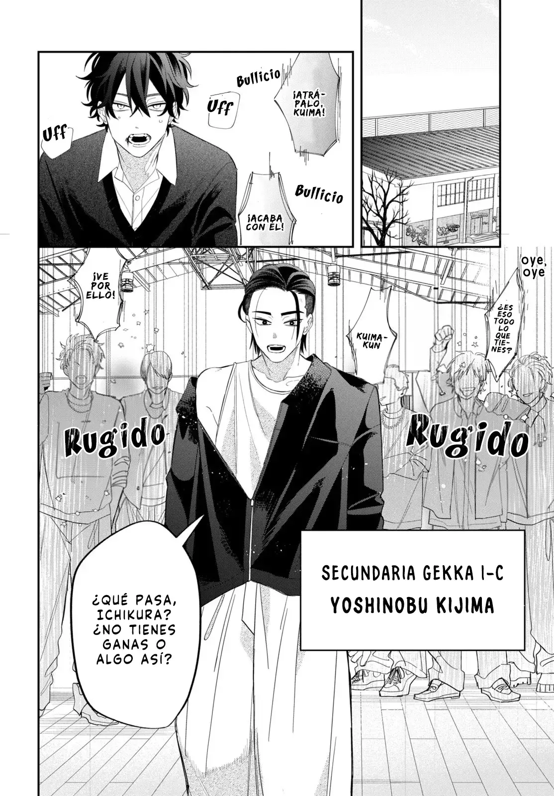 Megane, Tokidoki, Yankee-kun Capitulo 37: Secundaria Gekka 1-C página 9