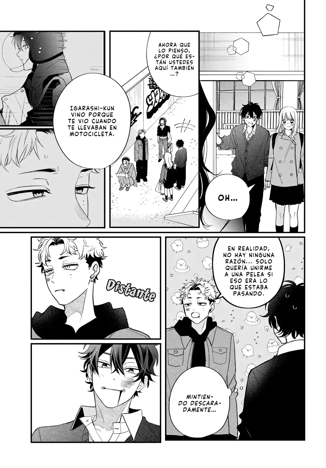 Megane, Tokidoki, Yankee-kun Capitulo 38: Regalo página 15