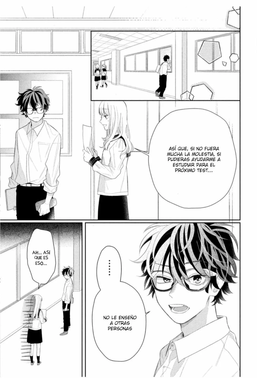 Megane, Tokidoki, Yankee-kun Capitulo 4: ¿Linda y...? página 11